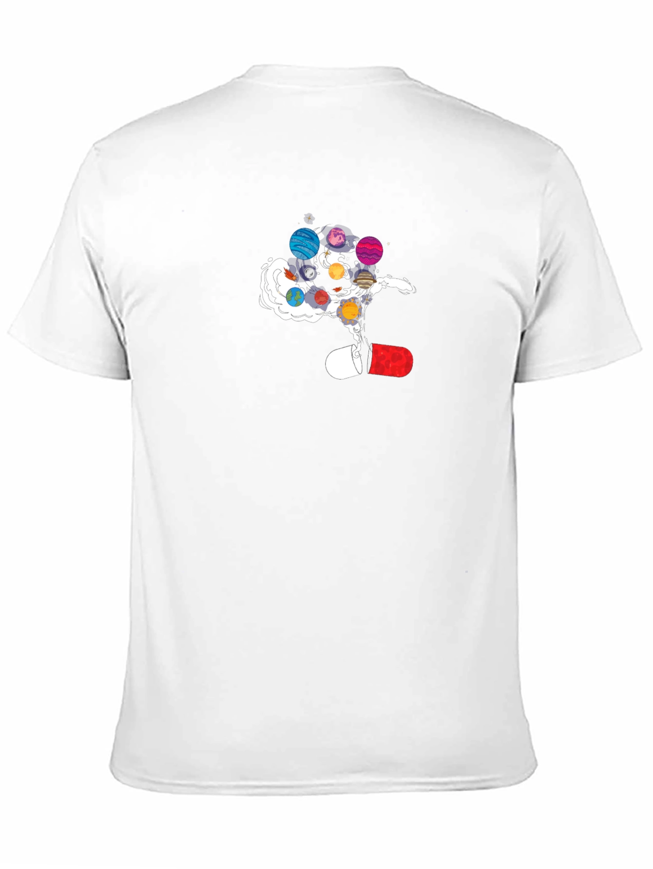 Black Planetary Pill Black Tee - Out of this World Style view 11