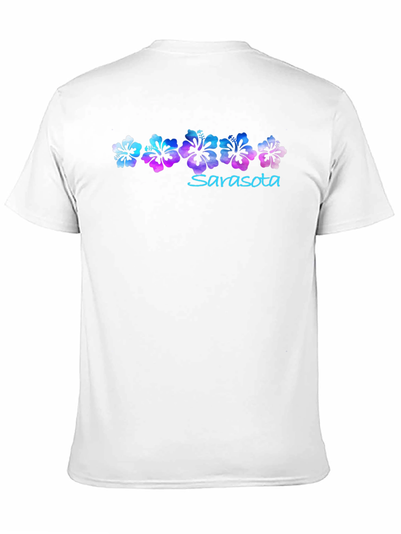 Black Sarasota Floral Black Graphic T-Shirt view 11