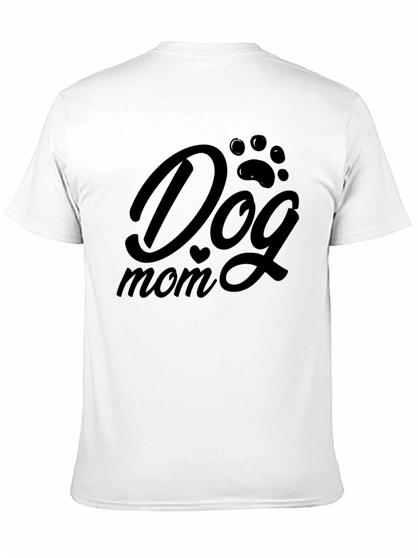 Black Dog Mom Black Graphic Tee view 11
