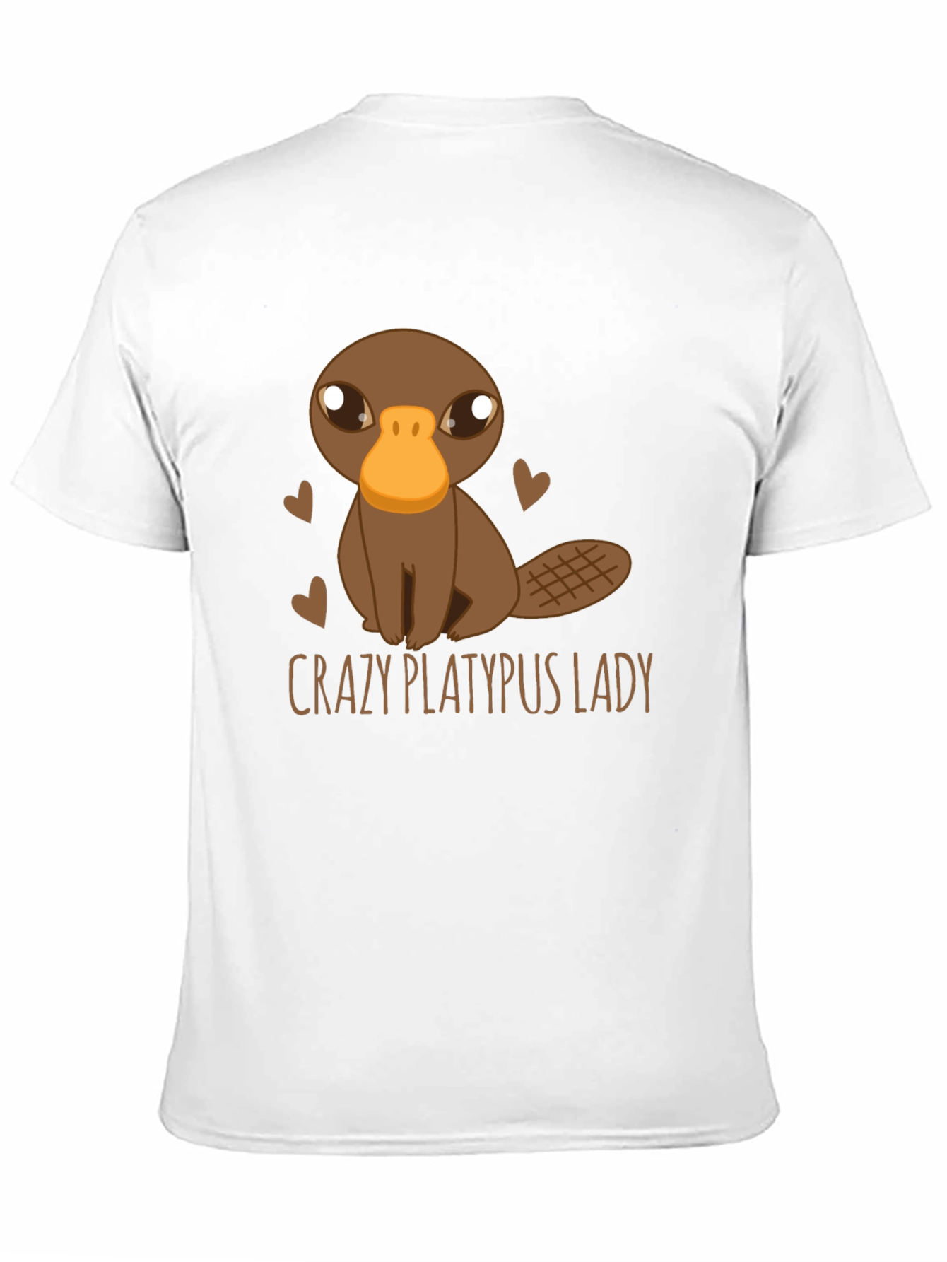 Black Crazy Platypus Lady Graphic Tee view 11
