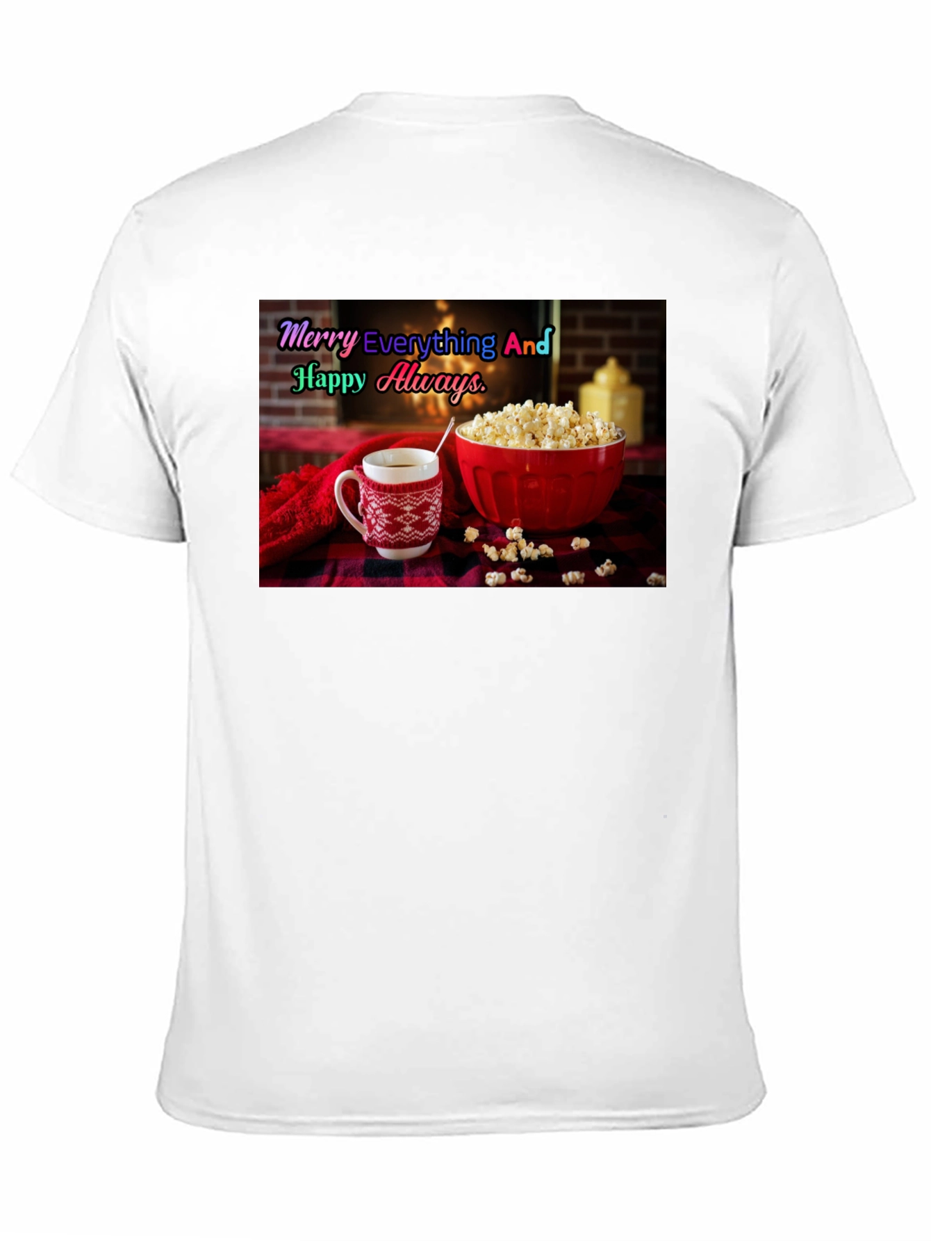Black Cozy Holiday T-Shirt - Merry Everything view 11