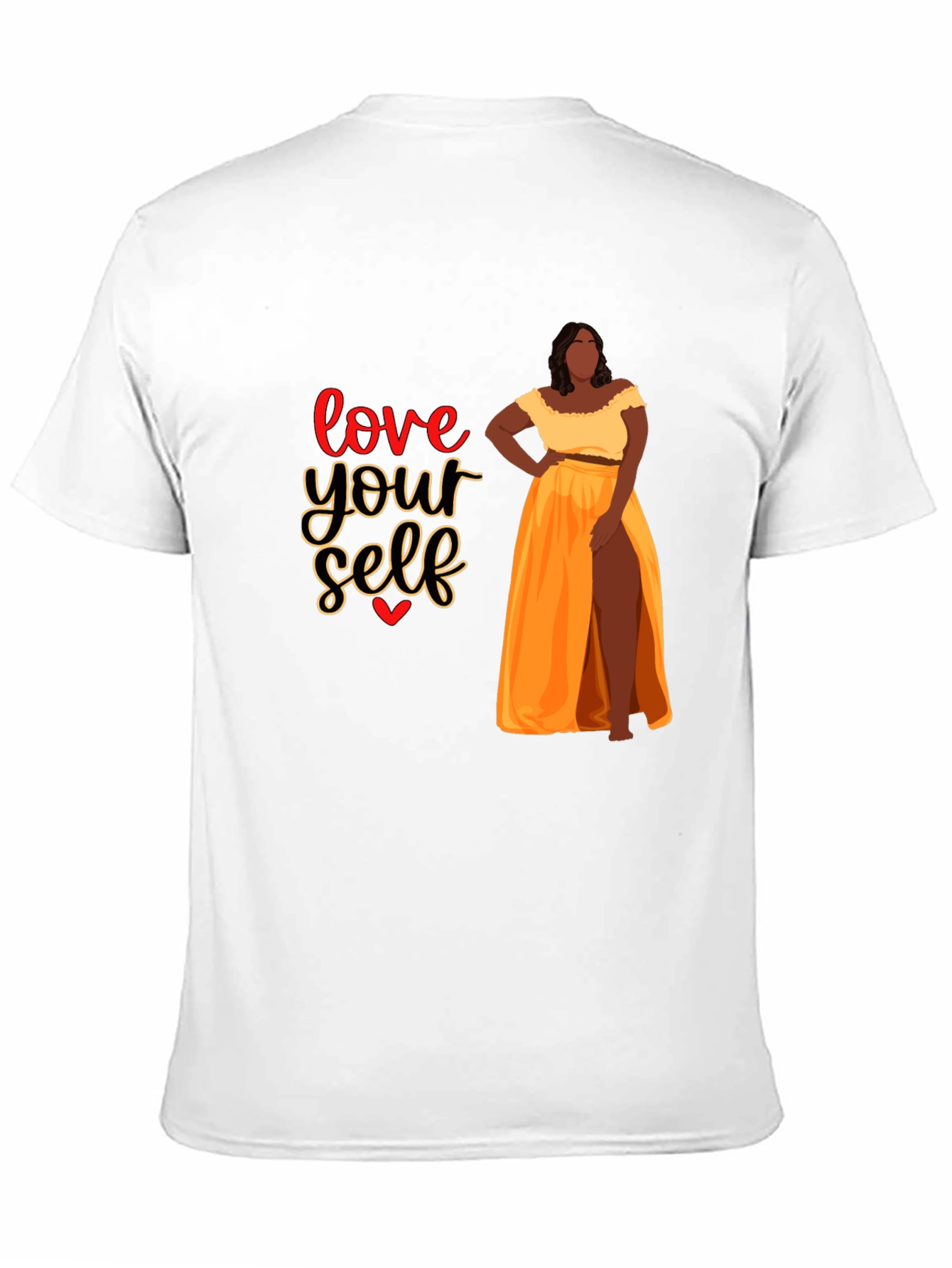 Black Love Yourself Women's Graphic Tee view 11