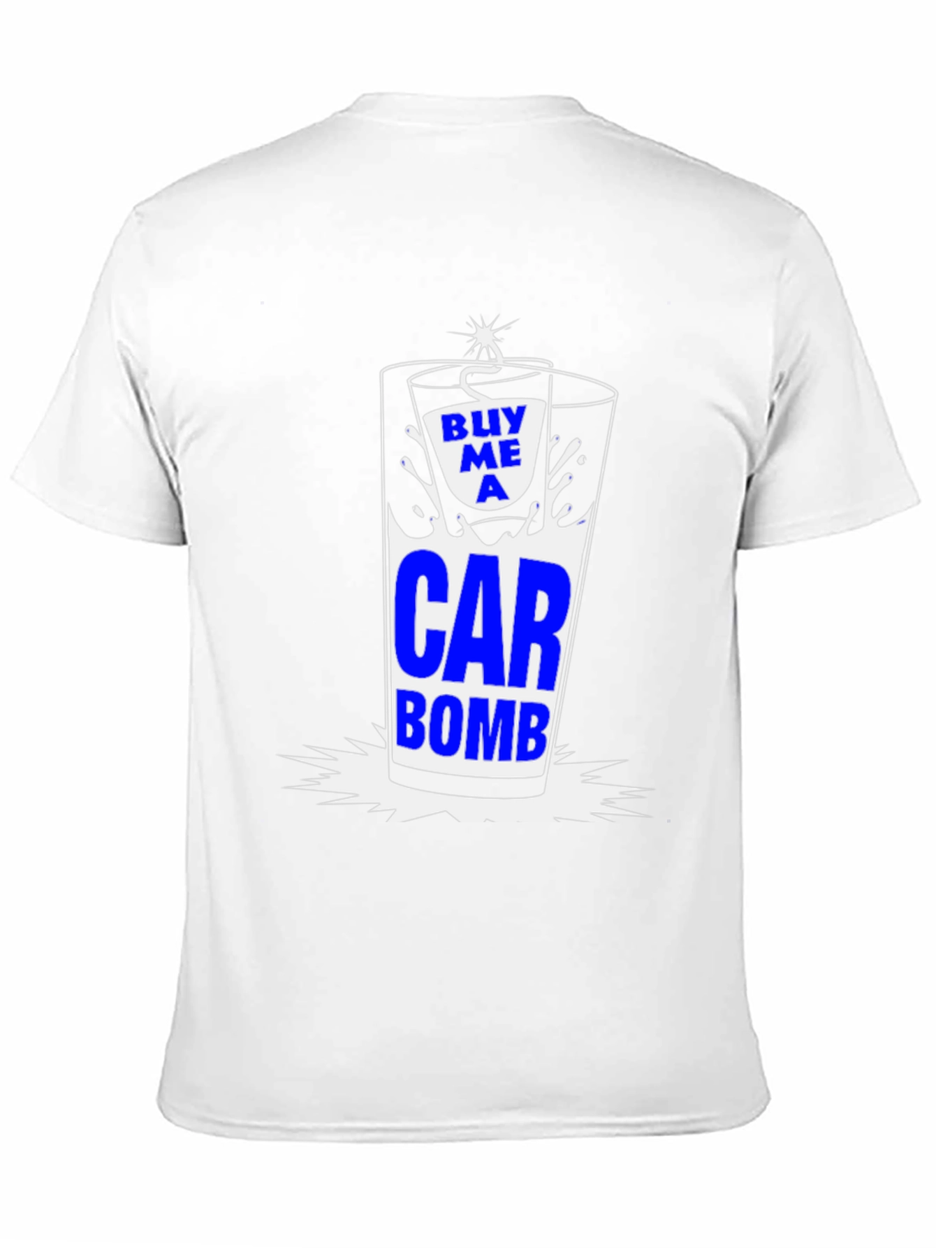 Black Buy Me A Car Bomb T-Shirt Novelty Drink Graphic Tee view 11