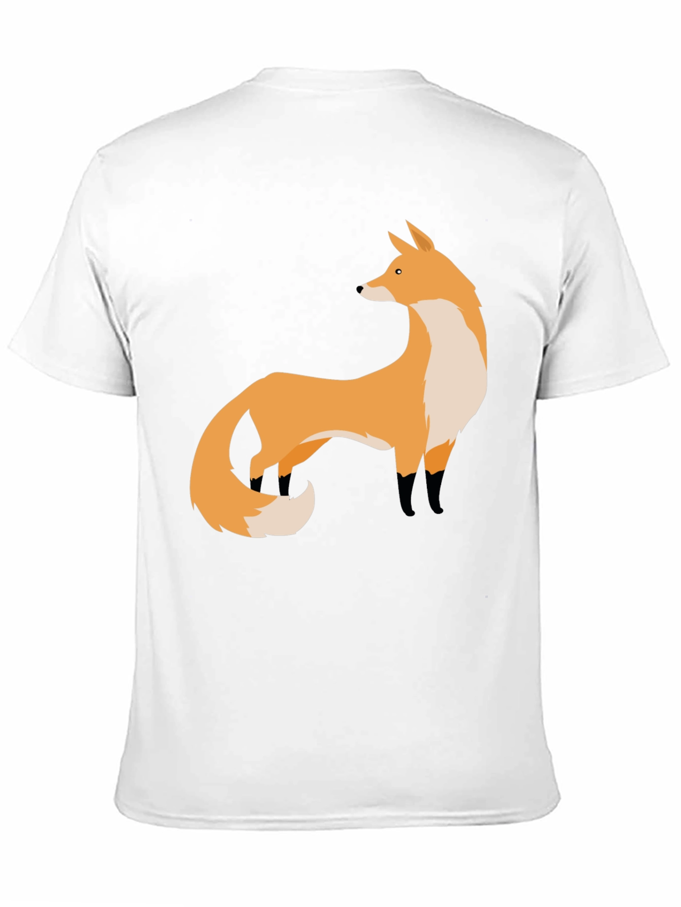 Black Fox Graphic Black T-Shirt | Stylish Animal Print Tee view 11