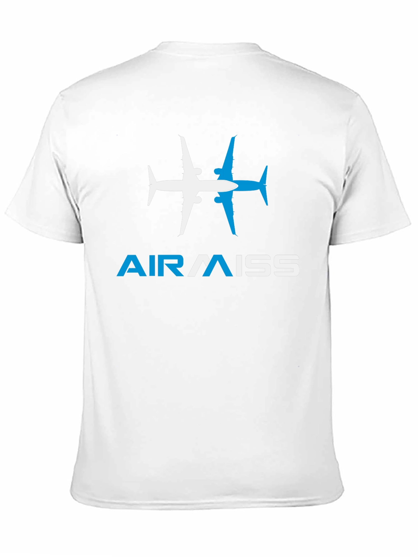 Black AirMiss Airplane Graphic T-Shirt view 11