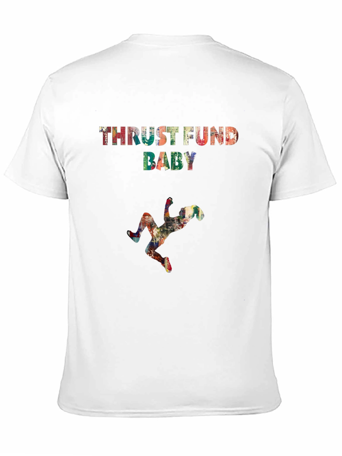 Black Thrust Fund Baby Tee - Street Style Graphic T-Shirt view 11