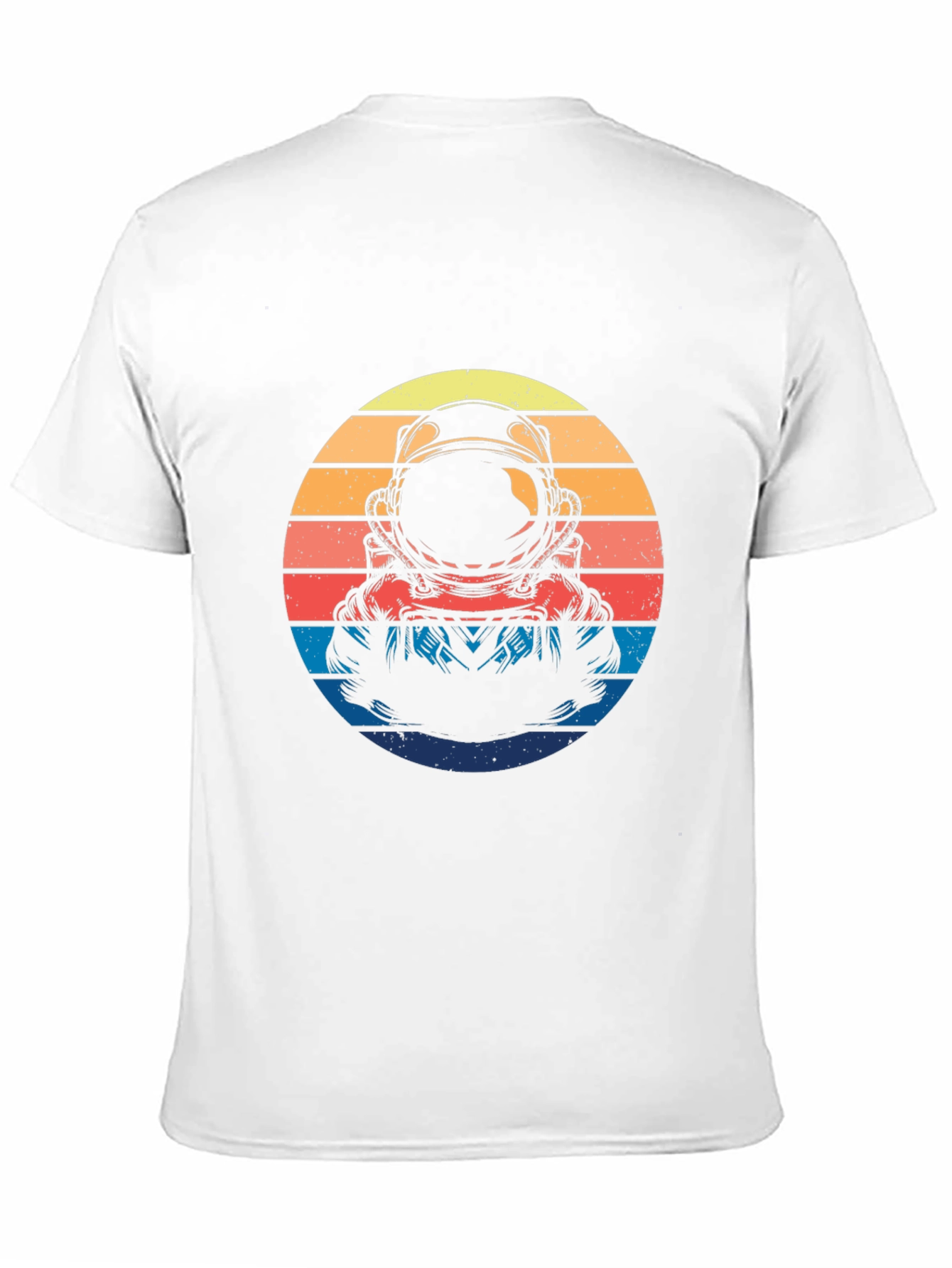 Black Retro Astronaut Graphic T-Shirt view 11