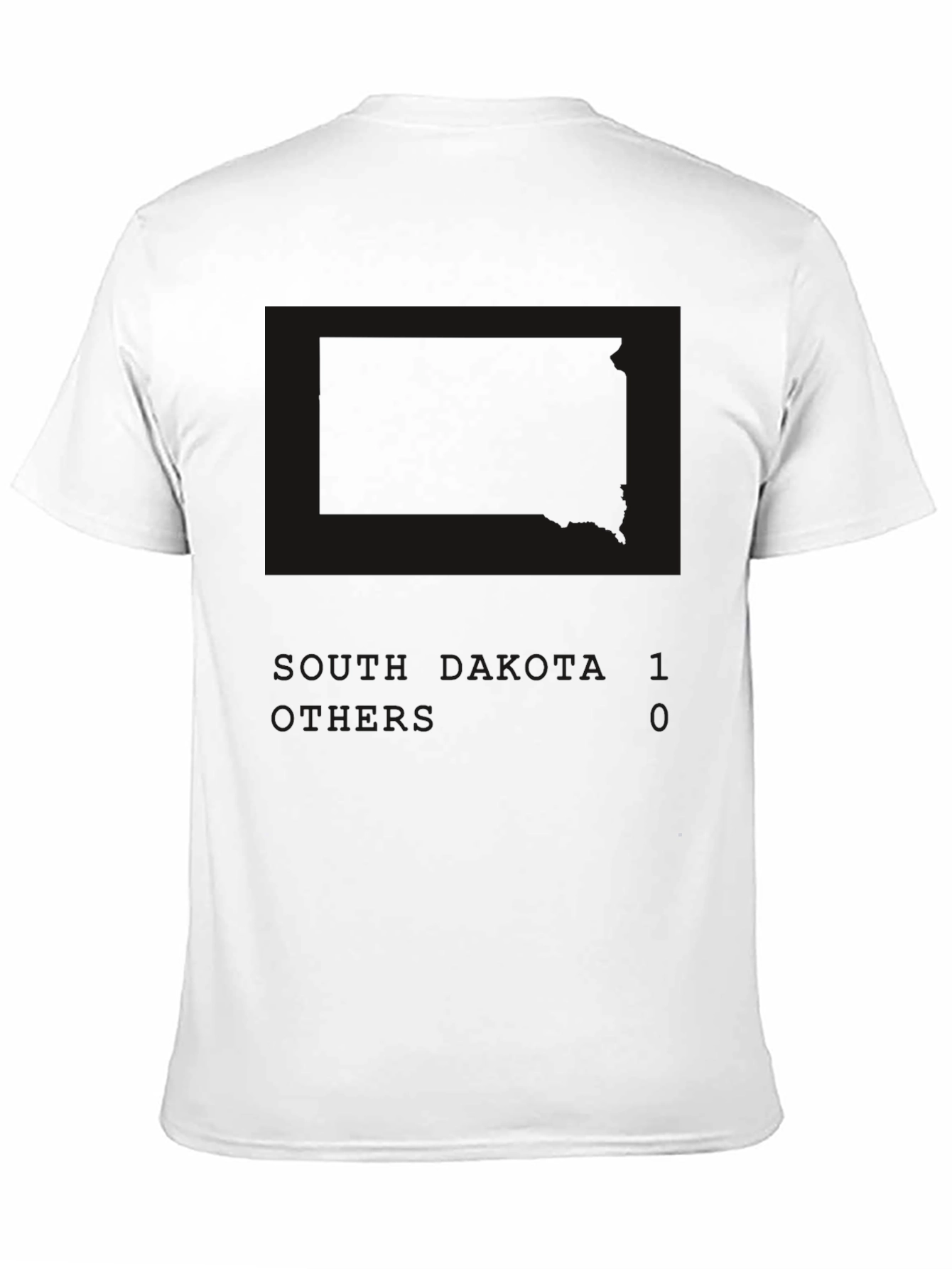 Black Men's Black Graphic Tee - Dakota State Pride view 11