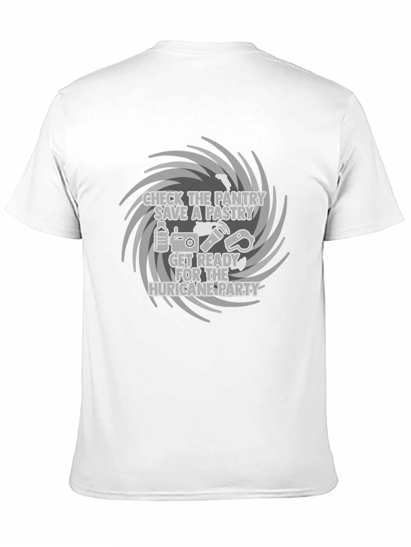 Black Hurricane Party Graphic T-Shirt view 11