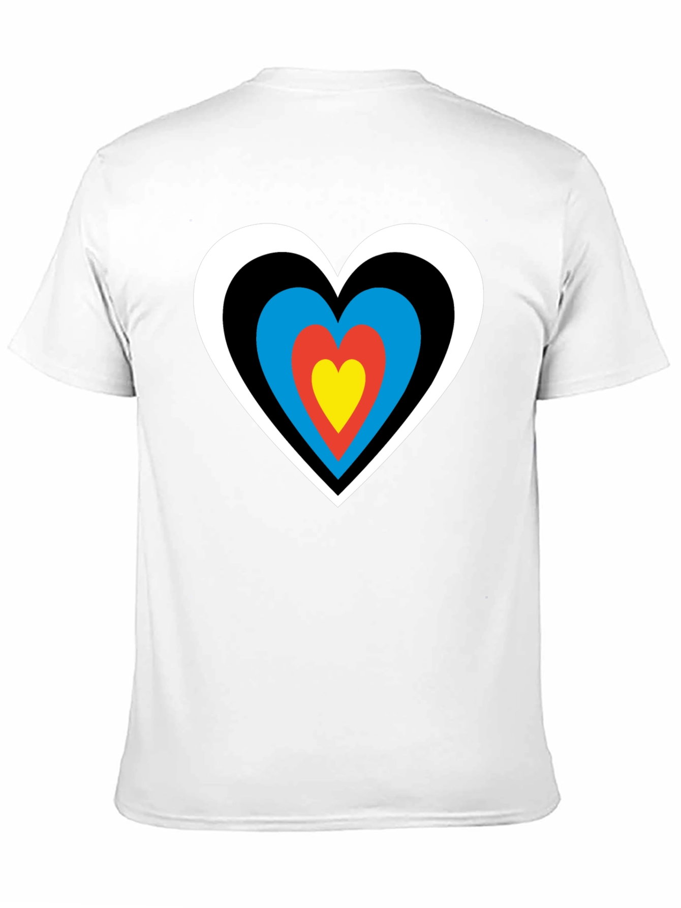 Black Heart Target Black T-Shirt - Archery Love view 11
