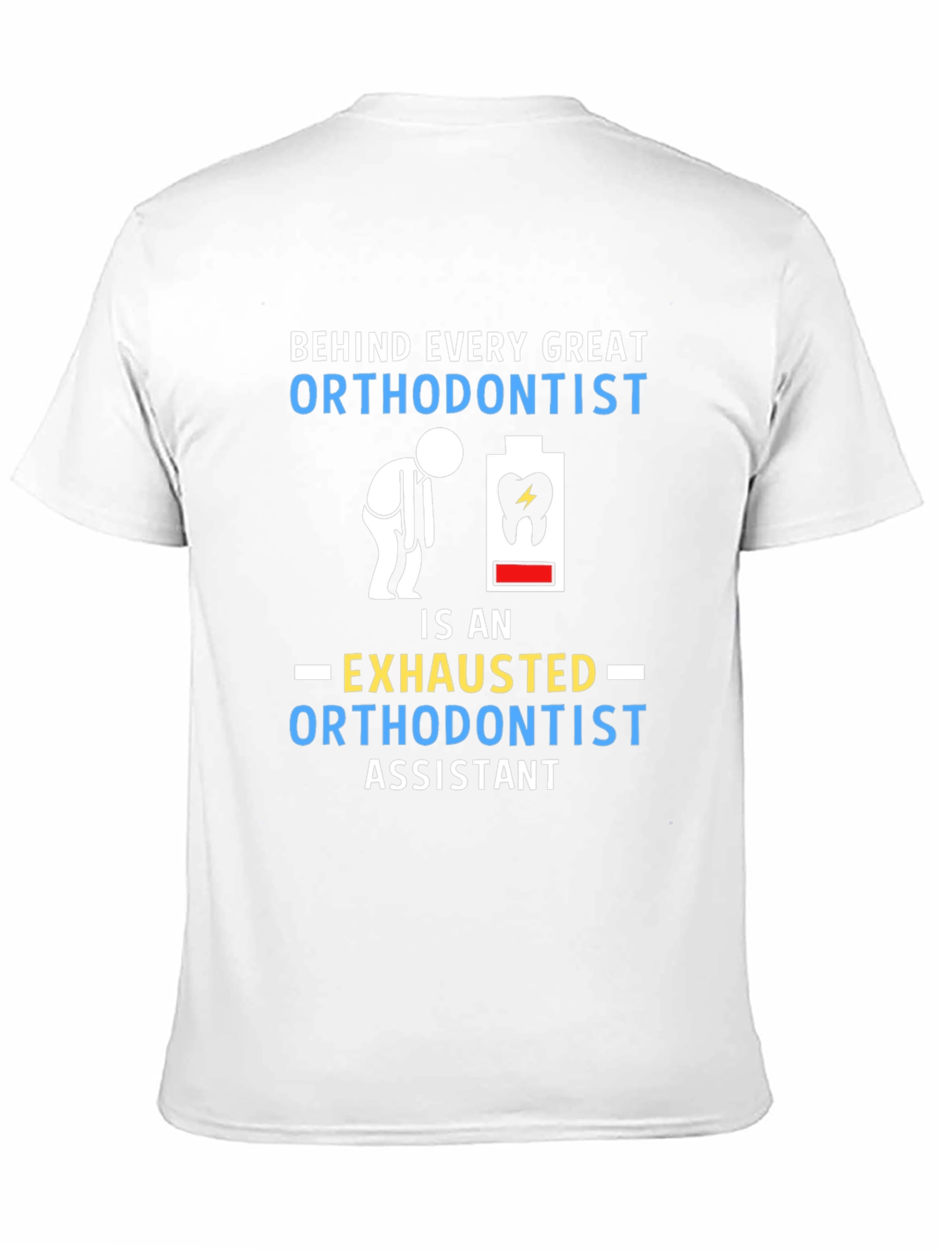 Black Orthodontist Assistant T-Shirt Funny Orthodontist Tee view 11