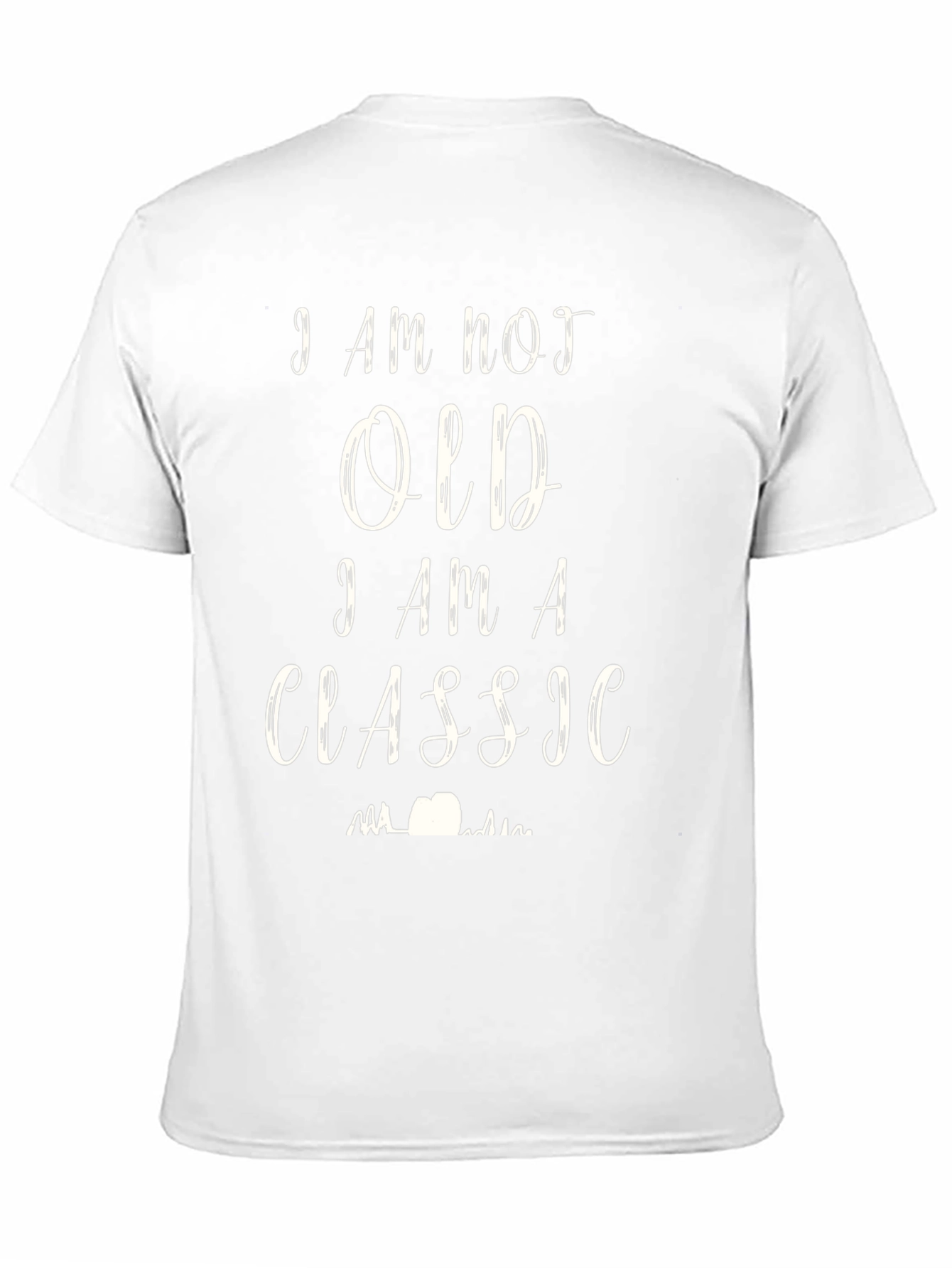 Black Classic T-Shirt - I Am Not Old view 11