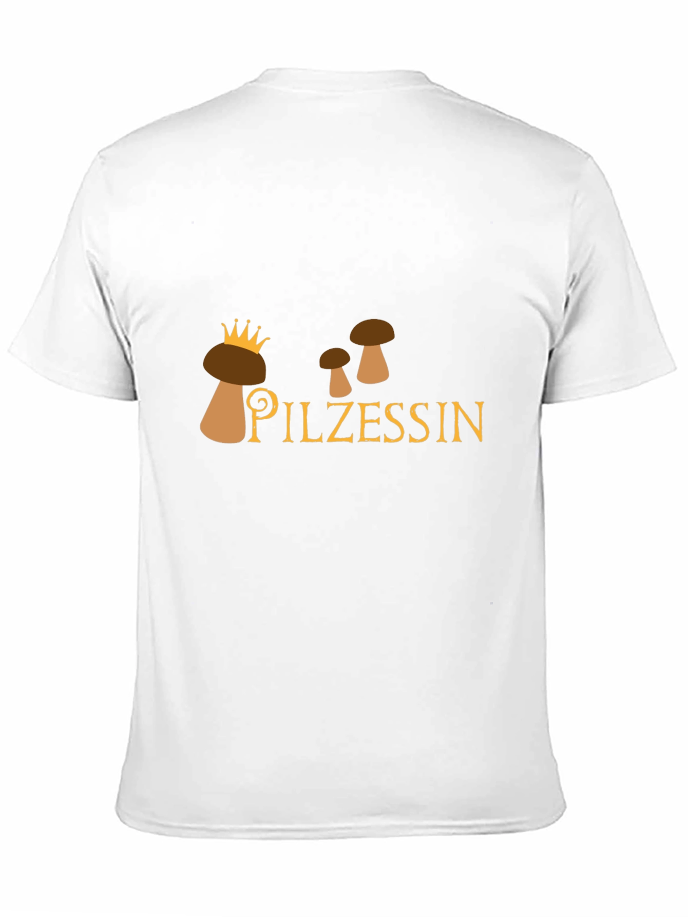 Black Pilzessin Funny Mushroom Princess Graphic T-Shirt view 11
