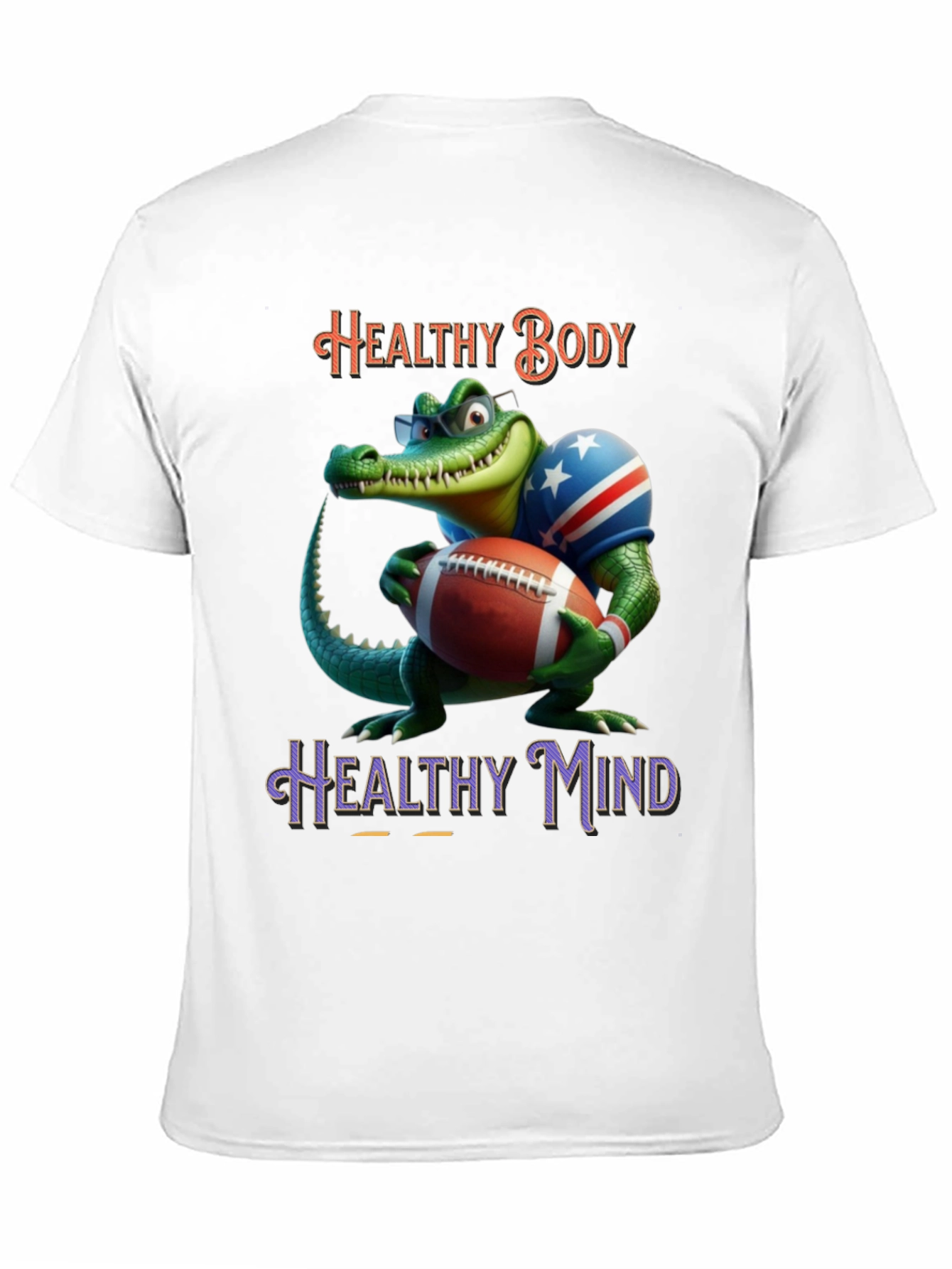 Healthy Body, Healthy Mind Gator Tee - 11