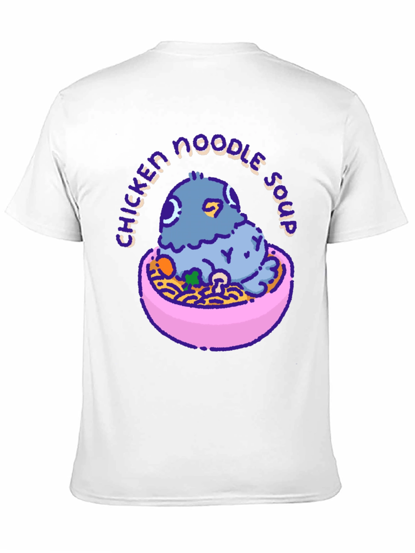Black Chicken Noodle Soup Pigeon T-Shirt view 11