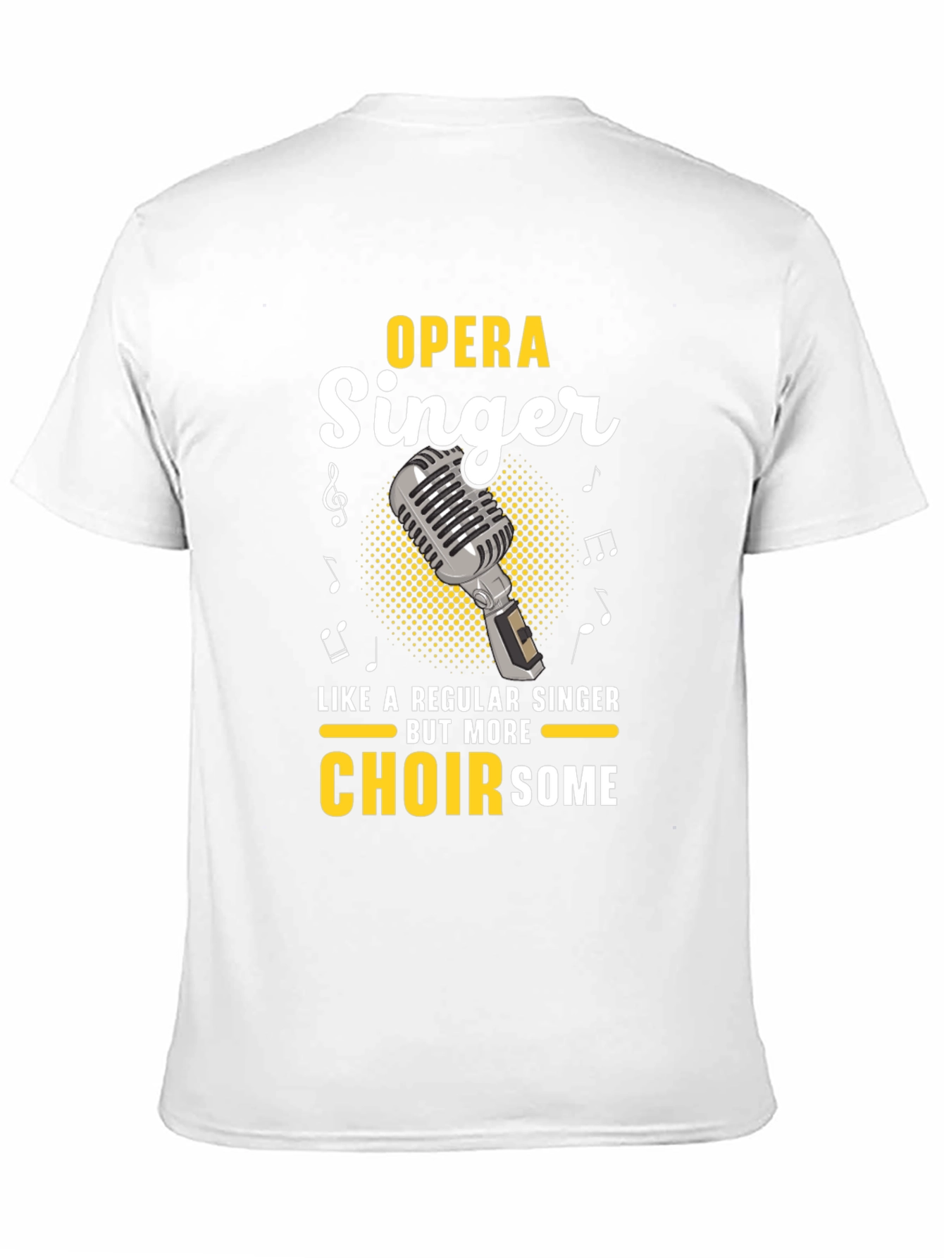 Black Opera Singer T-Shirt - Choirsome Humor Tee view 11