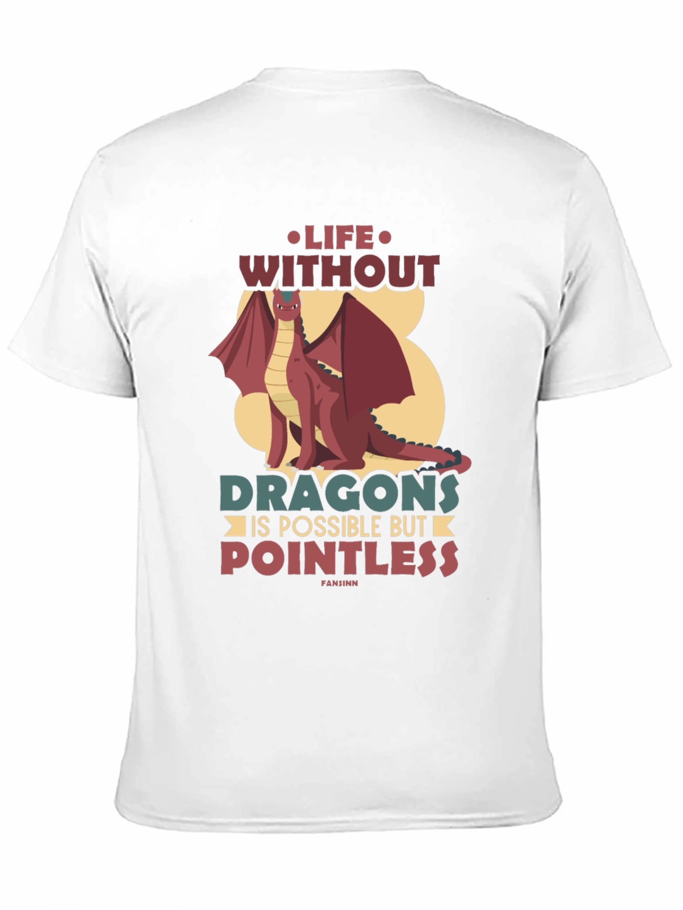 Black Life Without Dragons T-Shirt - Pointless Tee view 11