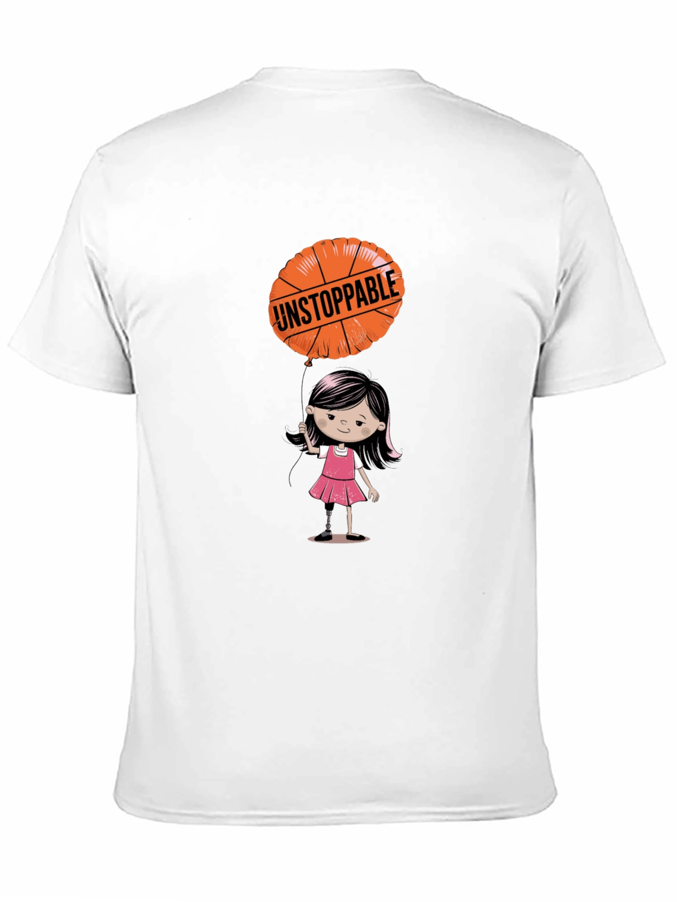 Black Unstoppable Girl's Graphic Tee view 11