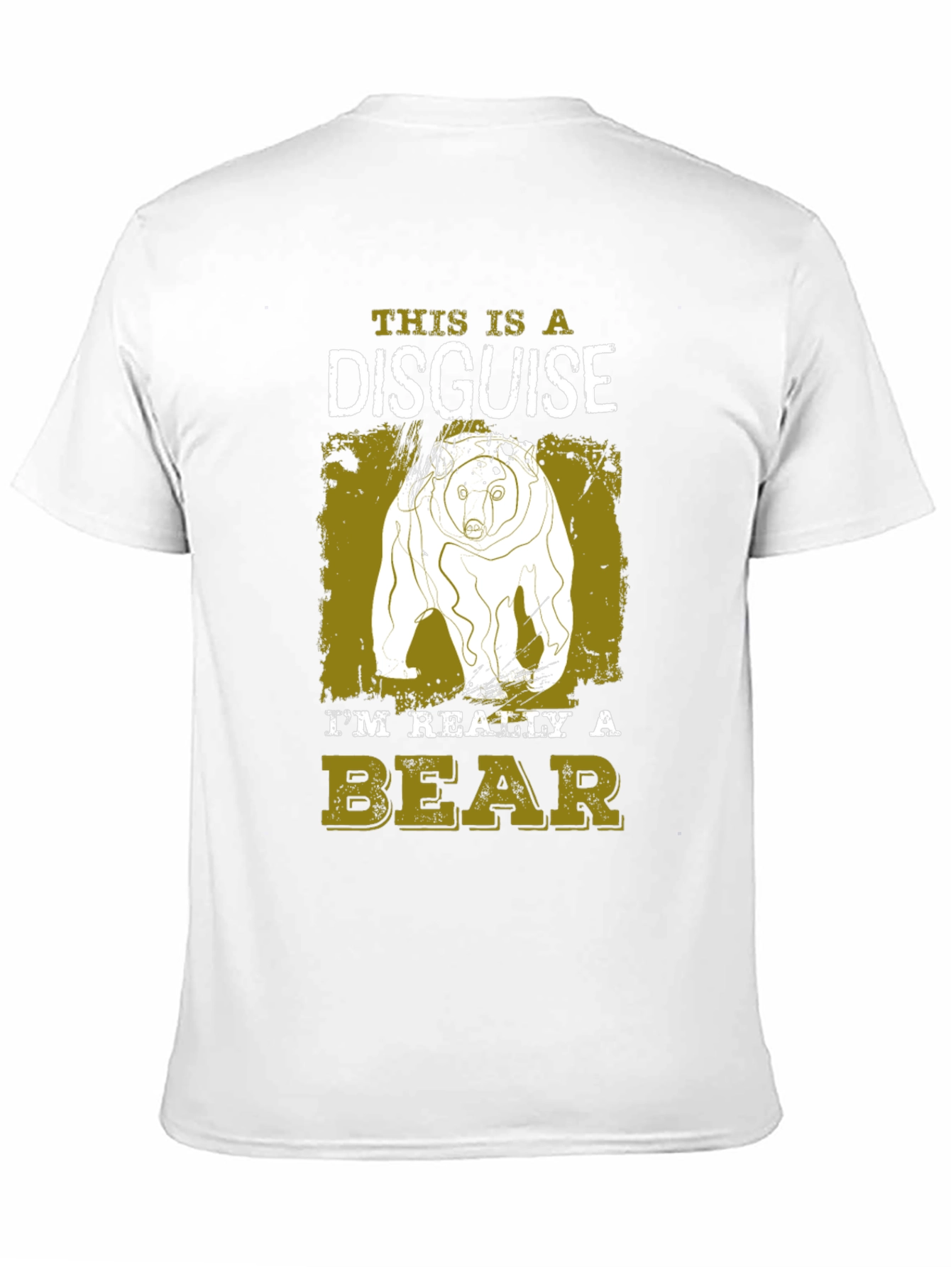 Black Bear Disguise T-Shirt - Funny Animal Tee view 11