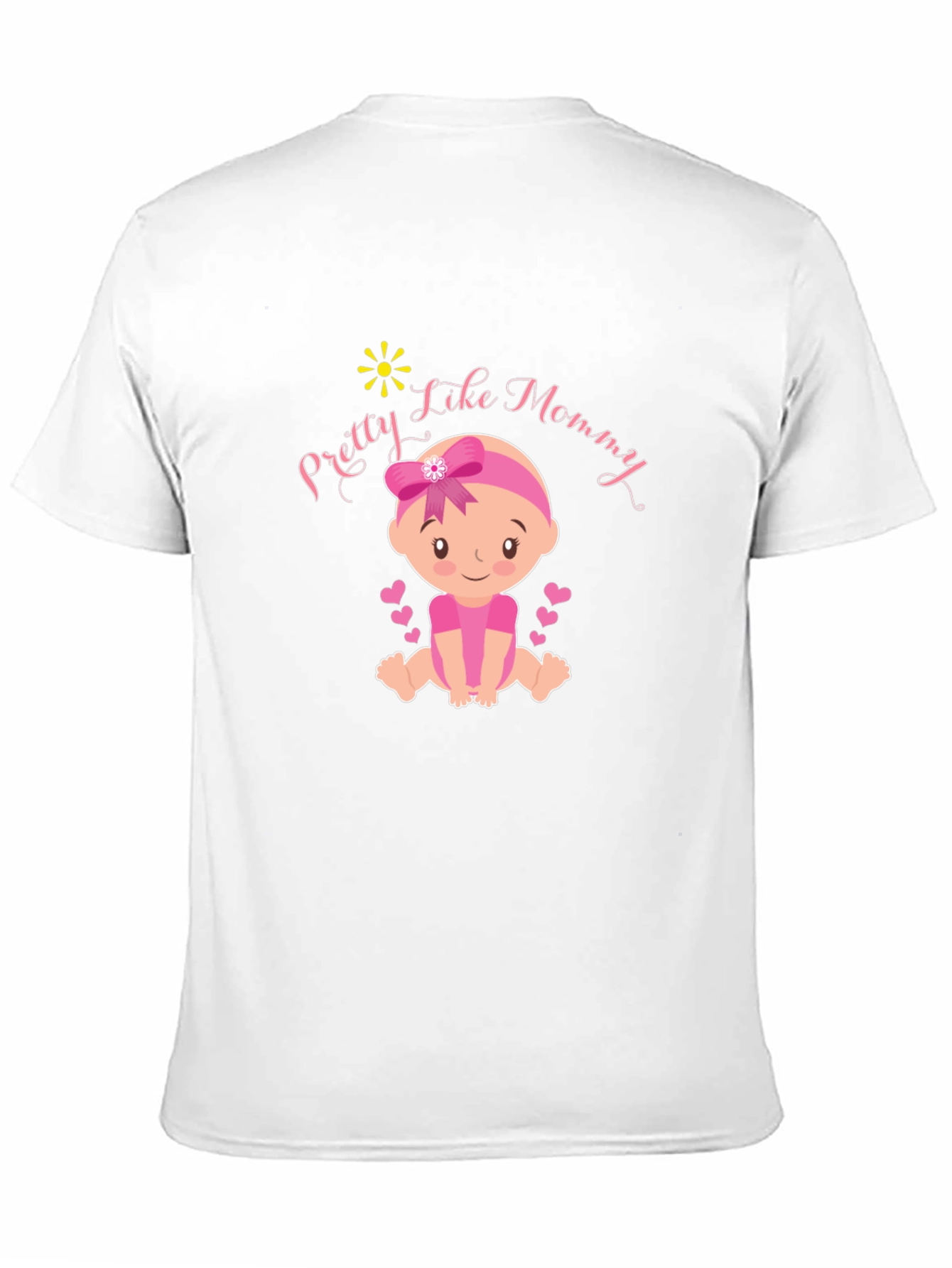 Black Pretty Like Mommy Baby Graphic T-Shirt view 11