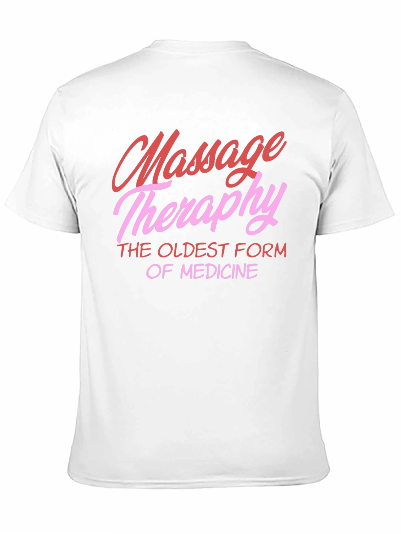Black Massage Therapy T-Shirt - Oldest Form of Medicine view 11