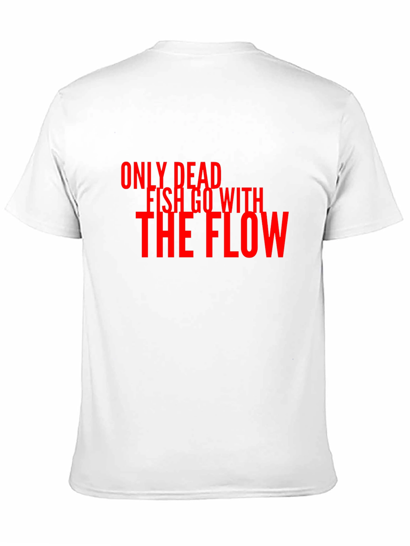 Black Dead Fish Flow T-Shirt - Bold Slogan Tee view 11