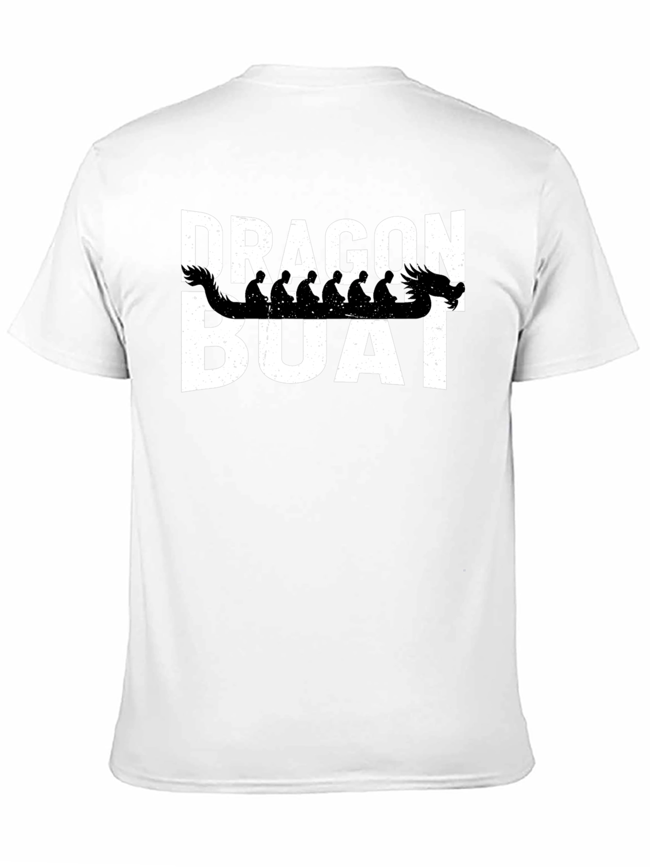 Black Dragon Boat Crew T-Shirt - Black view 11