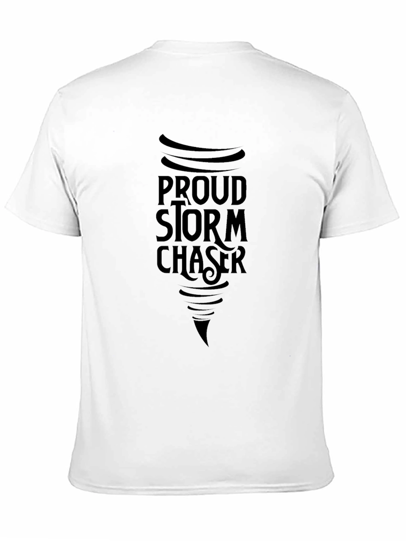 Black Proud Storm Chaser Black T-Shirt view 11