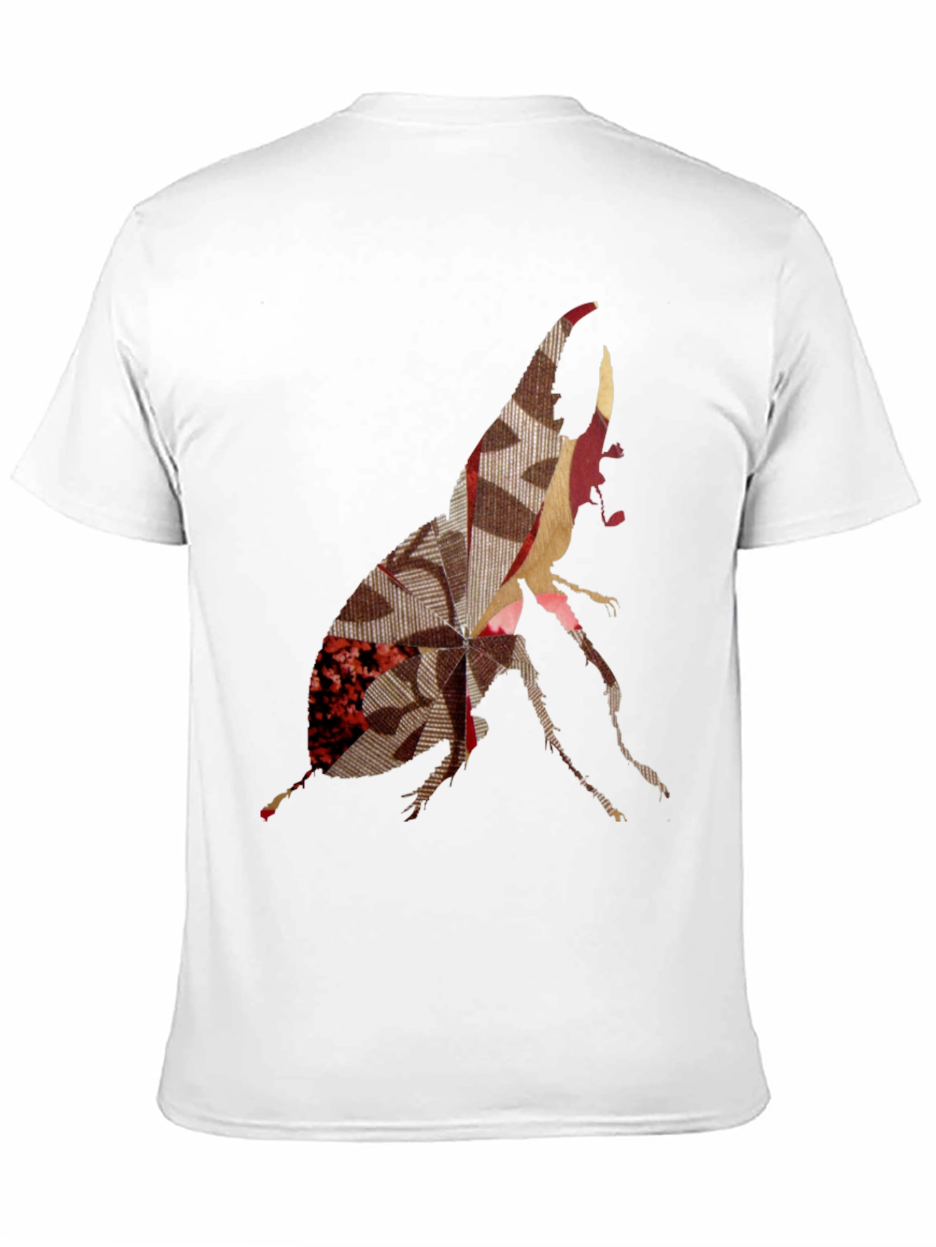 Black Abstract Beetle Graphic Print Tee view 11