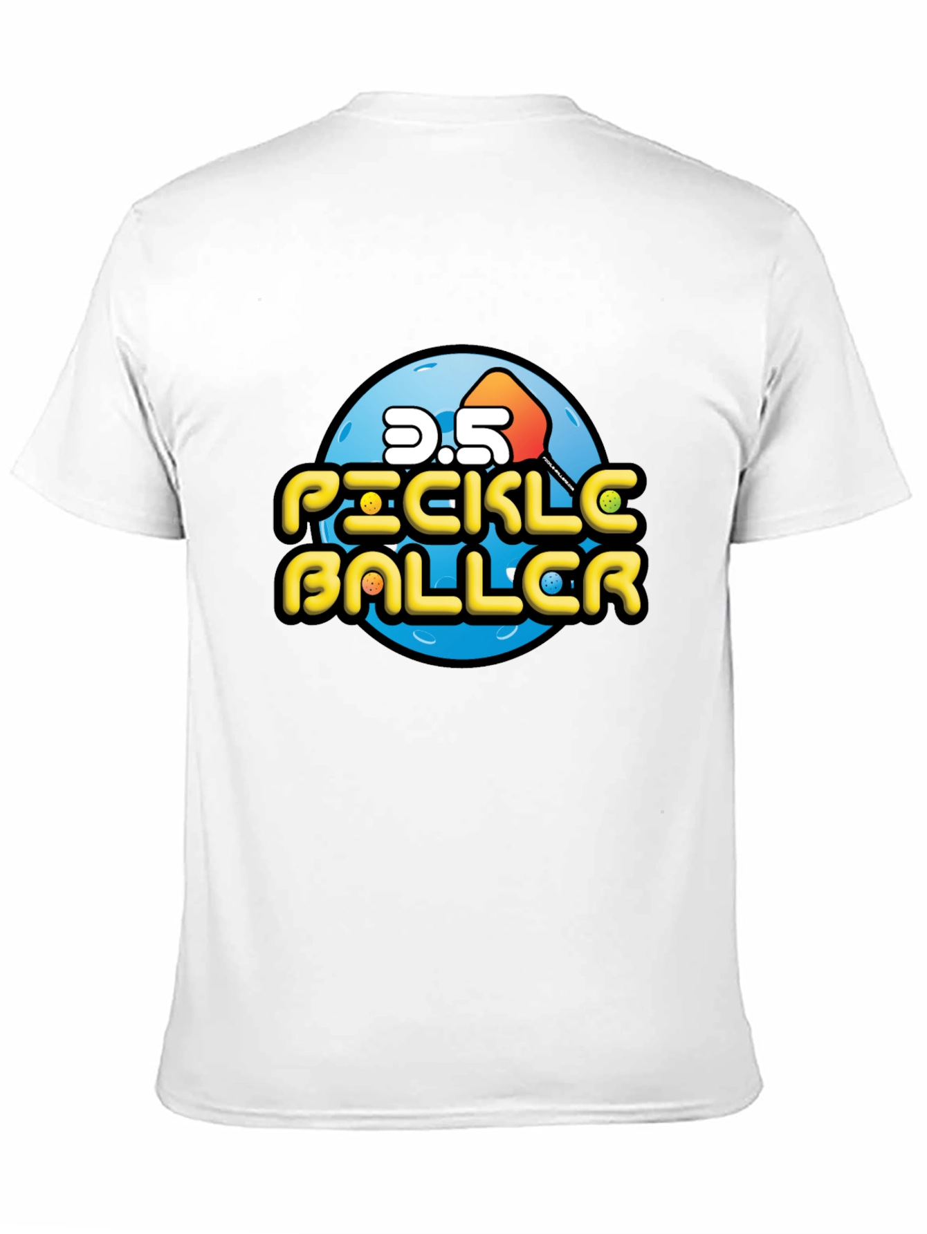 Black Pickleball 3.5 Black T-Shirt view 11