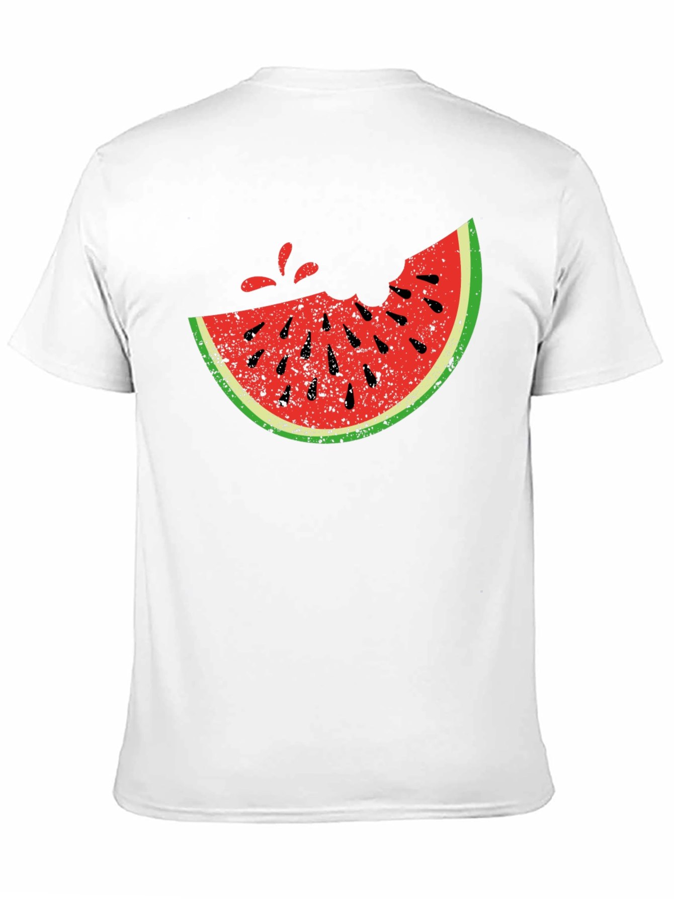 Black Watermelon Bite T-Shirt - Fresh Summer Style view 11