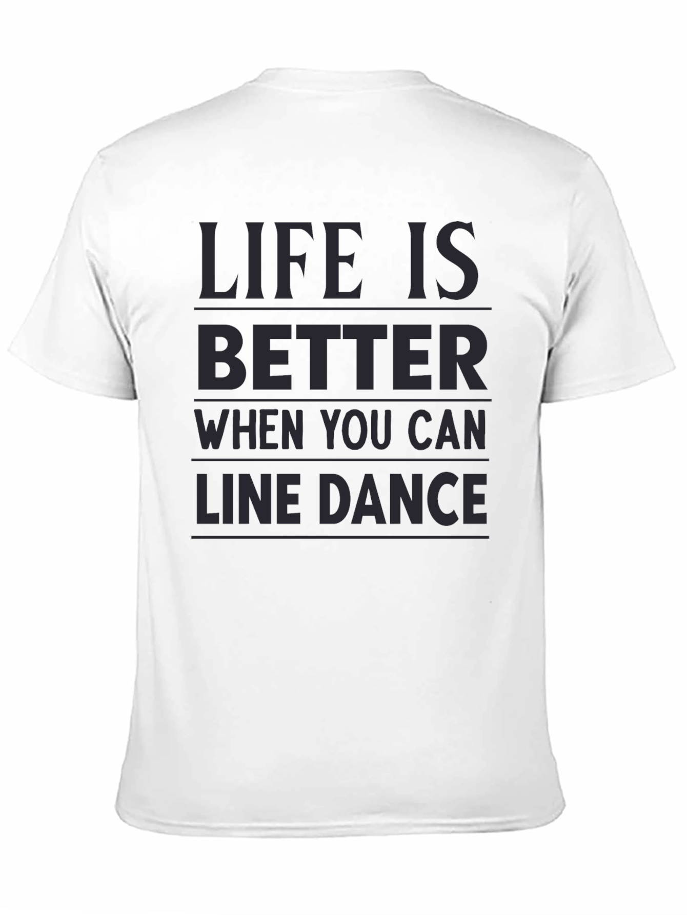 Black Line Dance Graphic Tee - "Life is Better When..." view 11