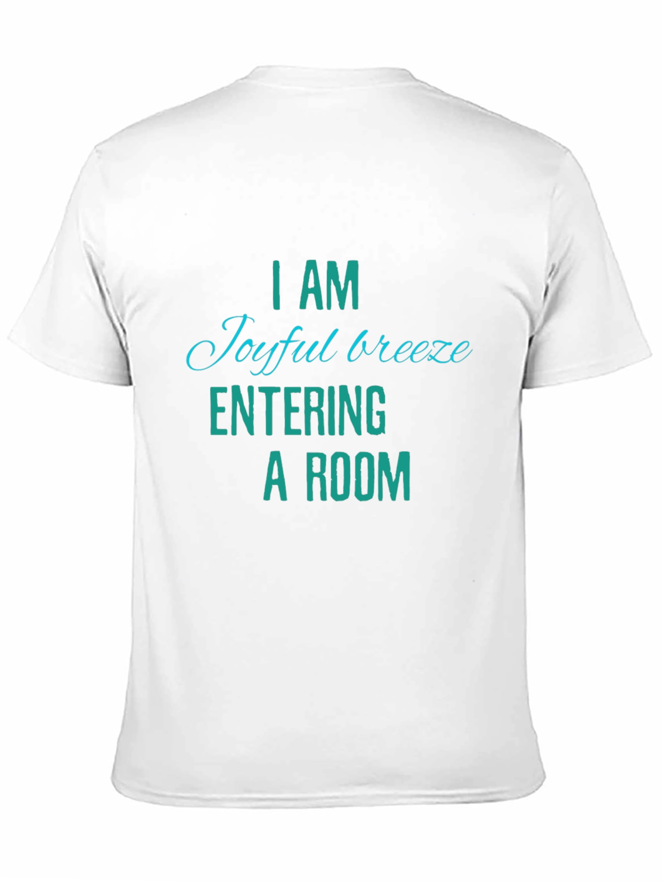 Black Joyful Breeze Tee - Black Novelty T-Shirt view 11