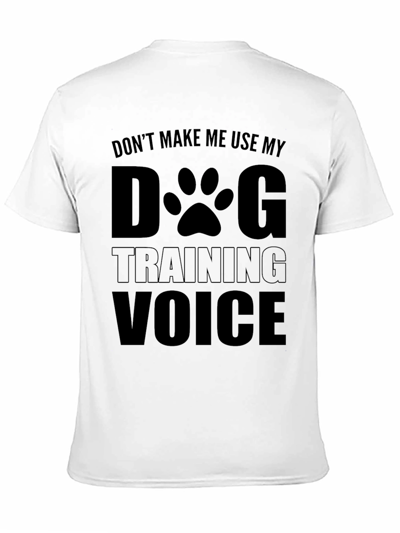 Black Dog Training Voice Graphic Tee - Black view 11