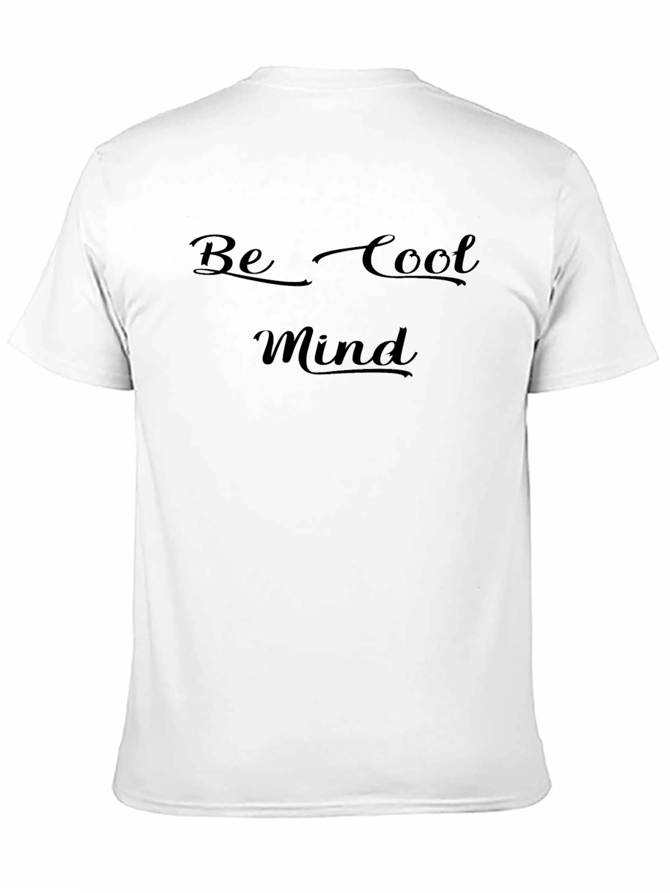 Black Be Cool Mind Black T-Shirt view 11