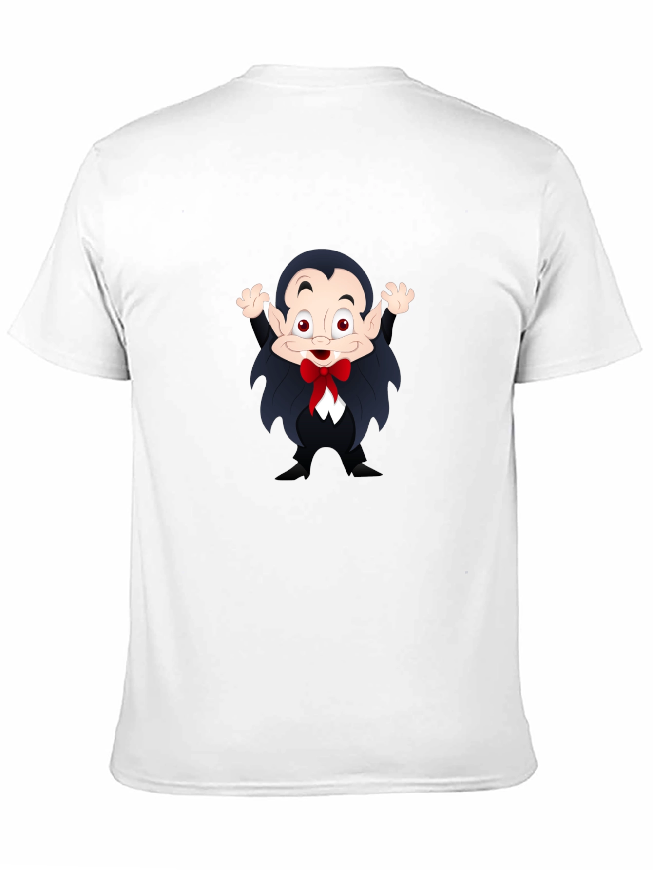 Black Cartoon Vampire T-Shirt view 11