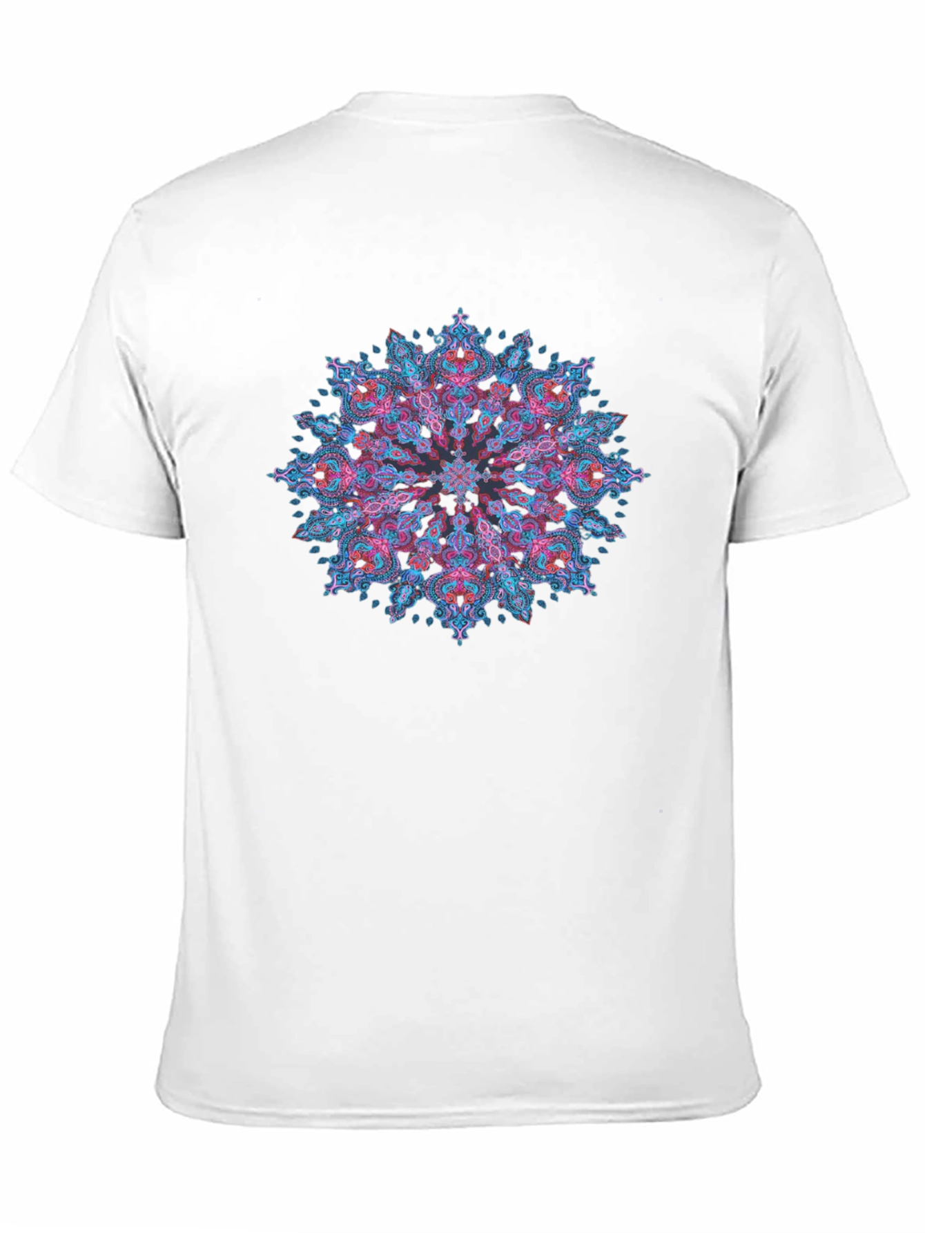 Black Mandala Art Black T-Shirt - Stylish Graphic Tee view 11