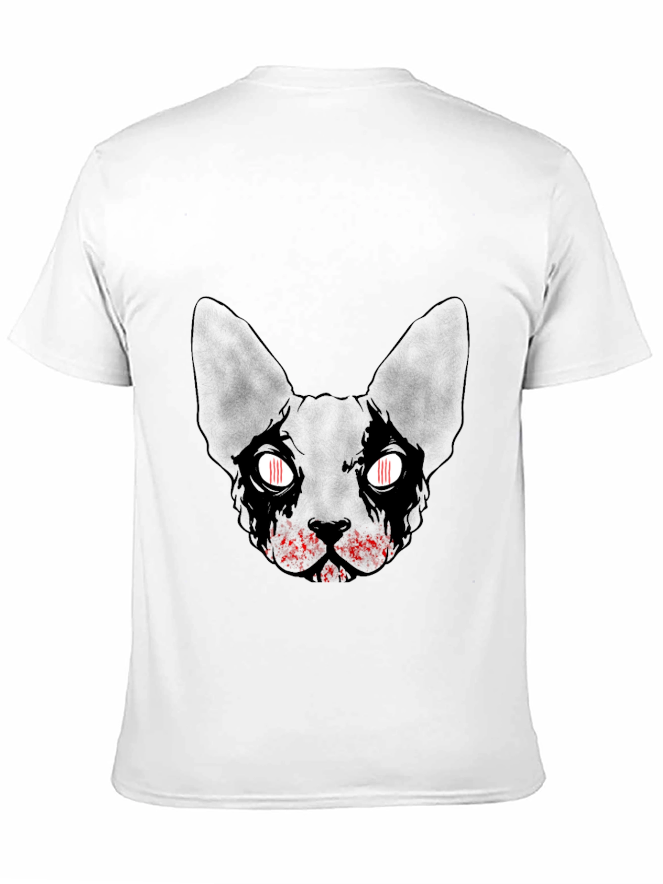 Black Black Cat Graphic Tee - Unique Design view 11