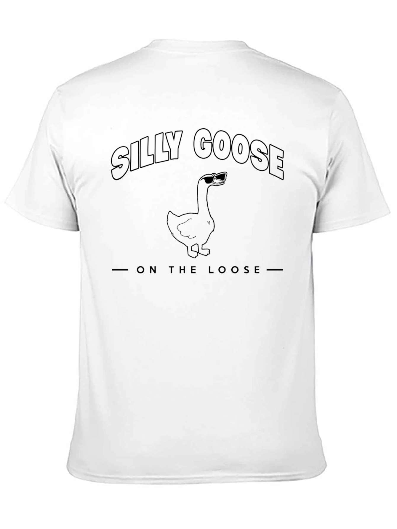 Black Silly Goose On The Loose Graphic T-Shirt view 11