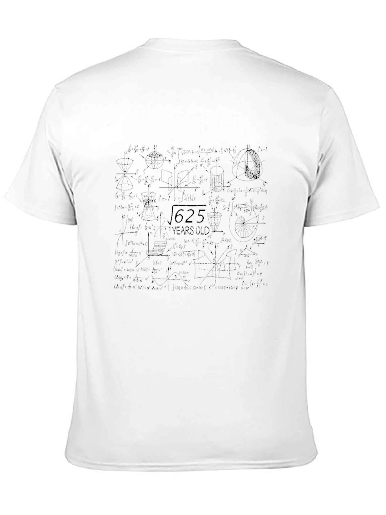 Black Math Equations Black T-Shirt view 11