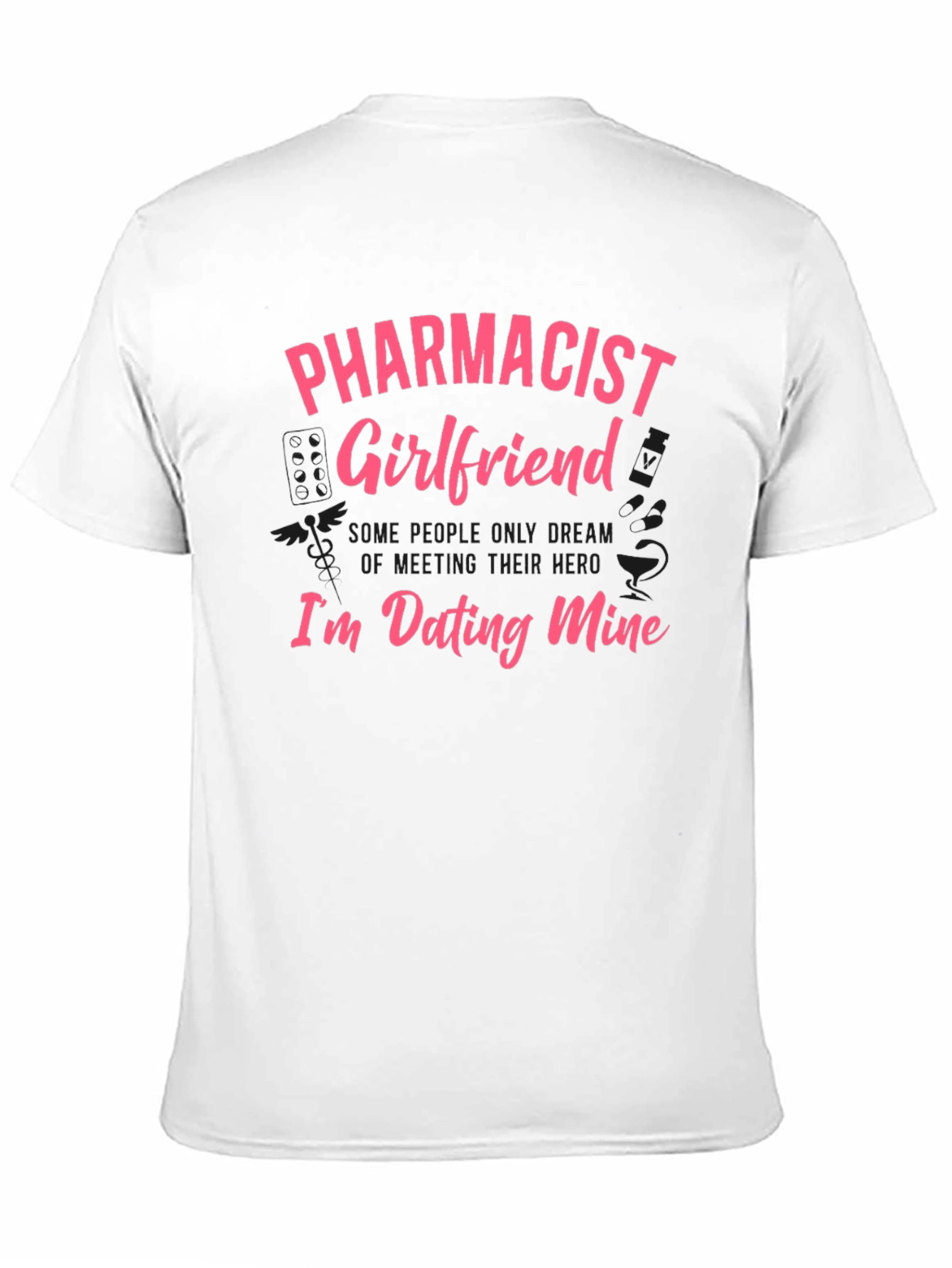 Black Pharmacist Girlfriend T-Shirt - I'm Dating Mine Tee view 11