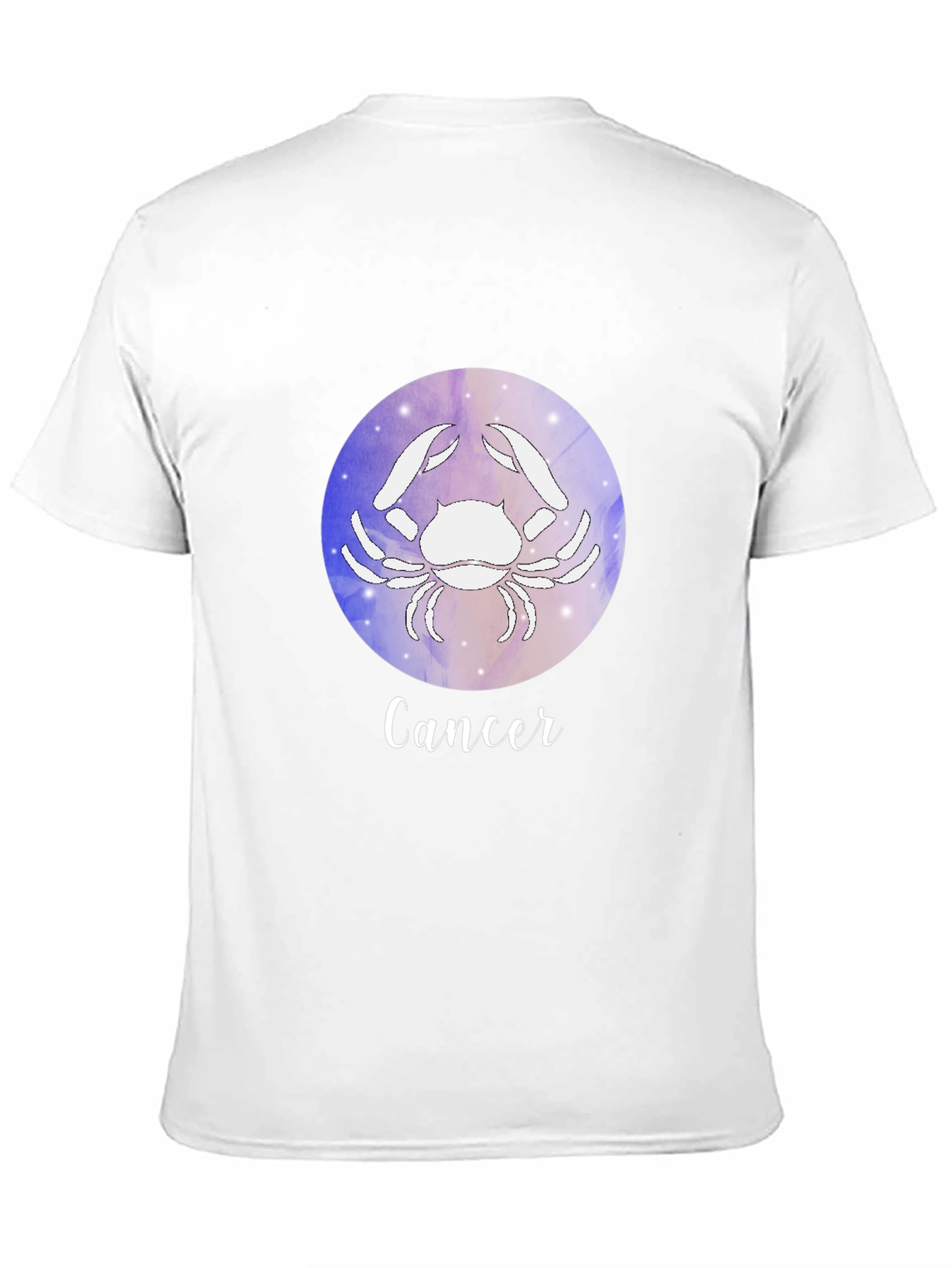 Black Cancer Zodiac Graphic Tee - Black view 11