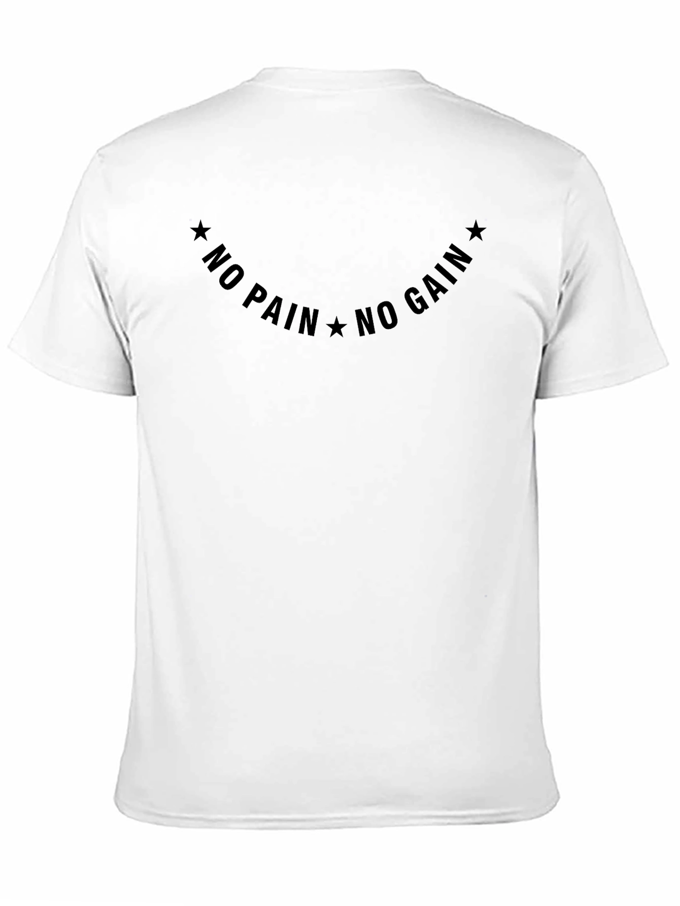 Black No Pain No Gain Graphic Tee - Black view 11