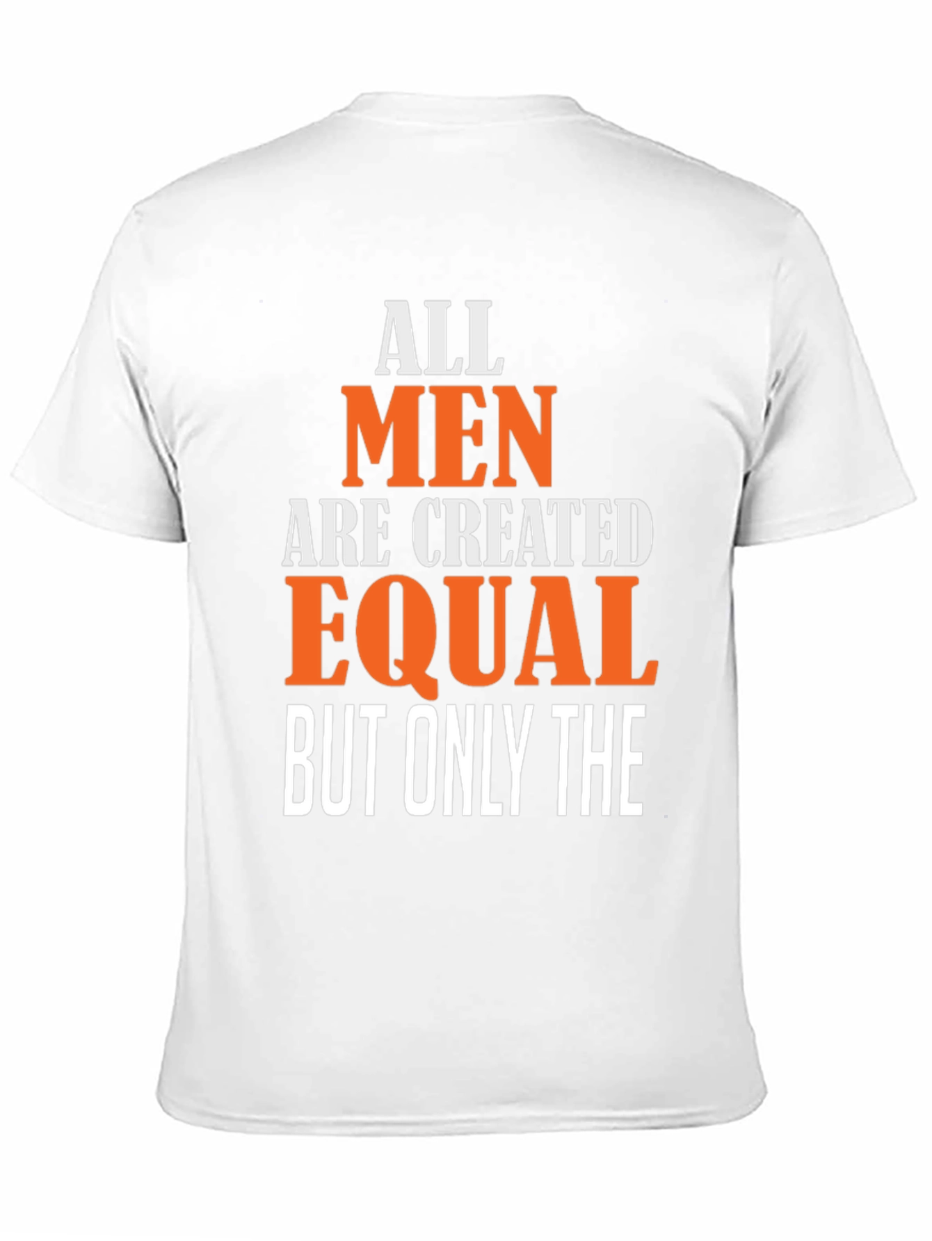 Black All Men Are Created Equal Graphic Tee view 11