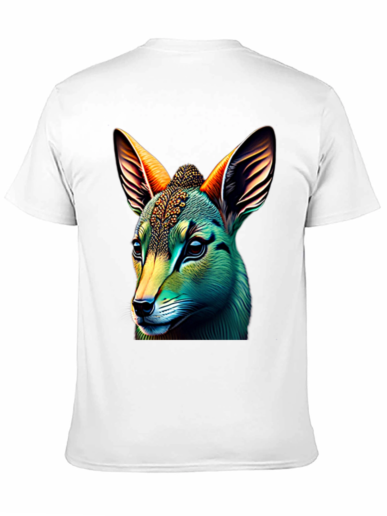 Black Vibrant Animal Graphic Tee - Unique Design view 11