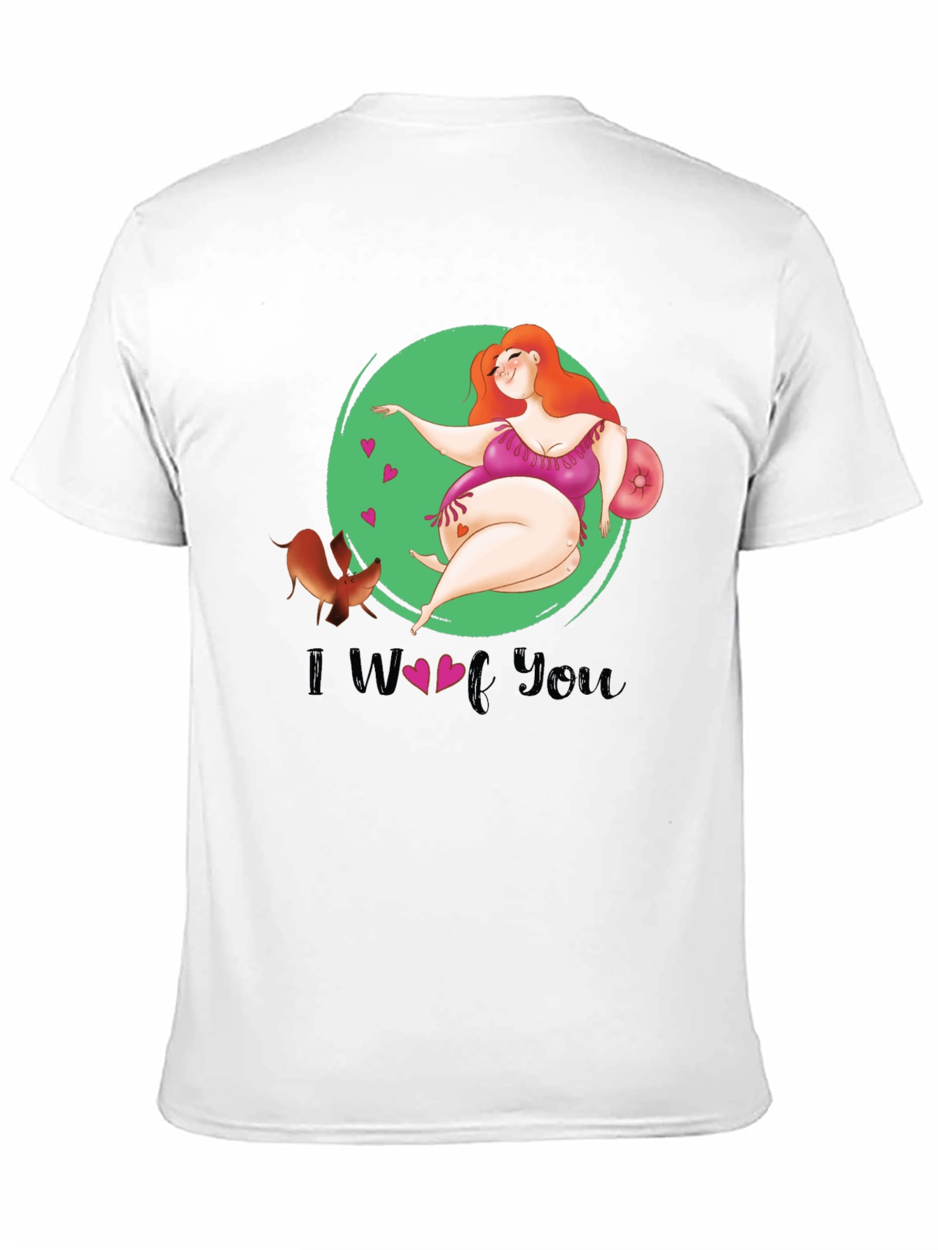 Black I Woof You Black Graphic T-Shirt view 11