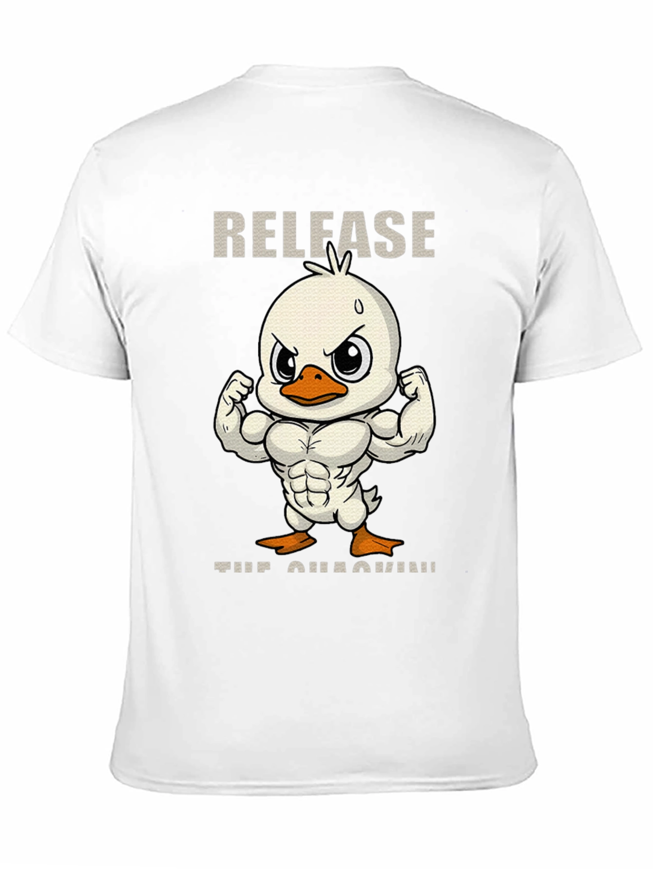 Black Release the Quackin' Funny Duck T-Shirt view 11
