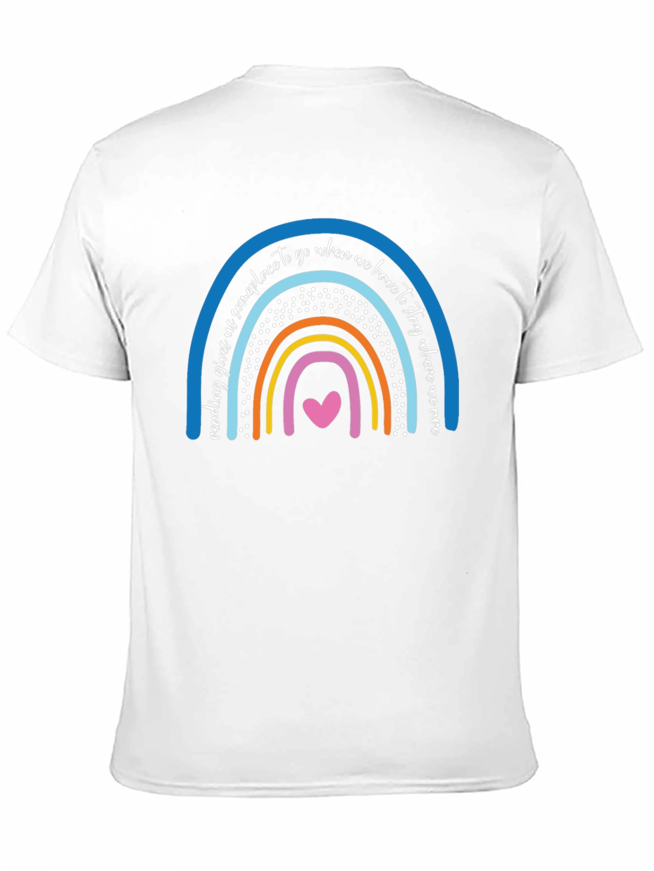 Black Reading Rainbow Graphic Tee view 11
