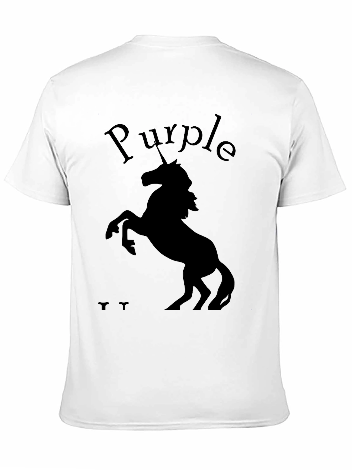 Black Black Unicorn Graphic Tee view 11