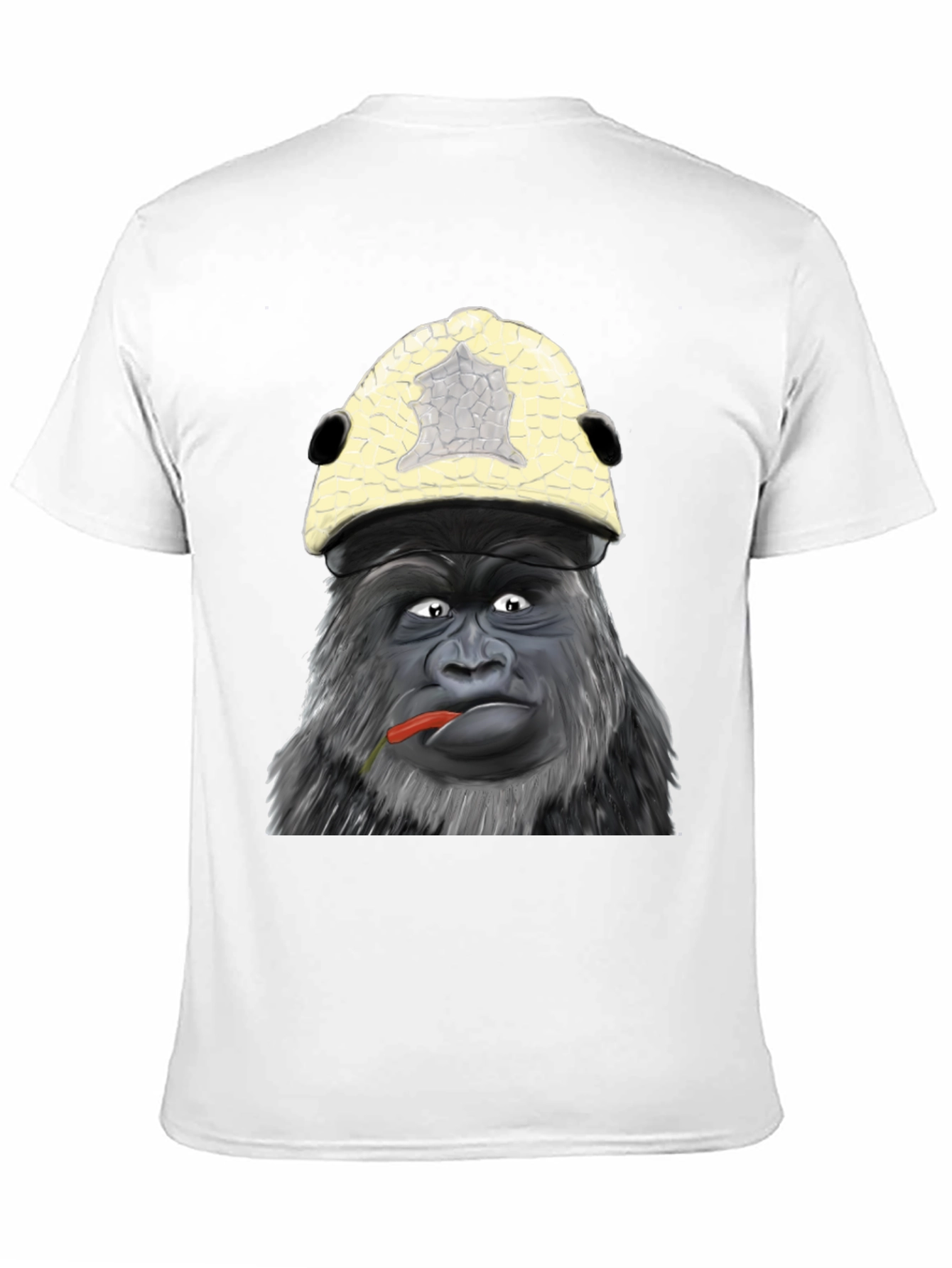 Black Funny Gorilla Graphic Tee - Unique Ape Design Shirt view 11